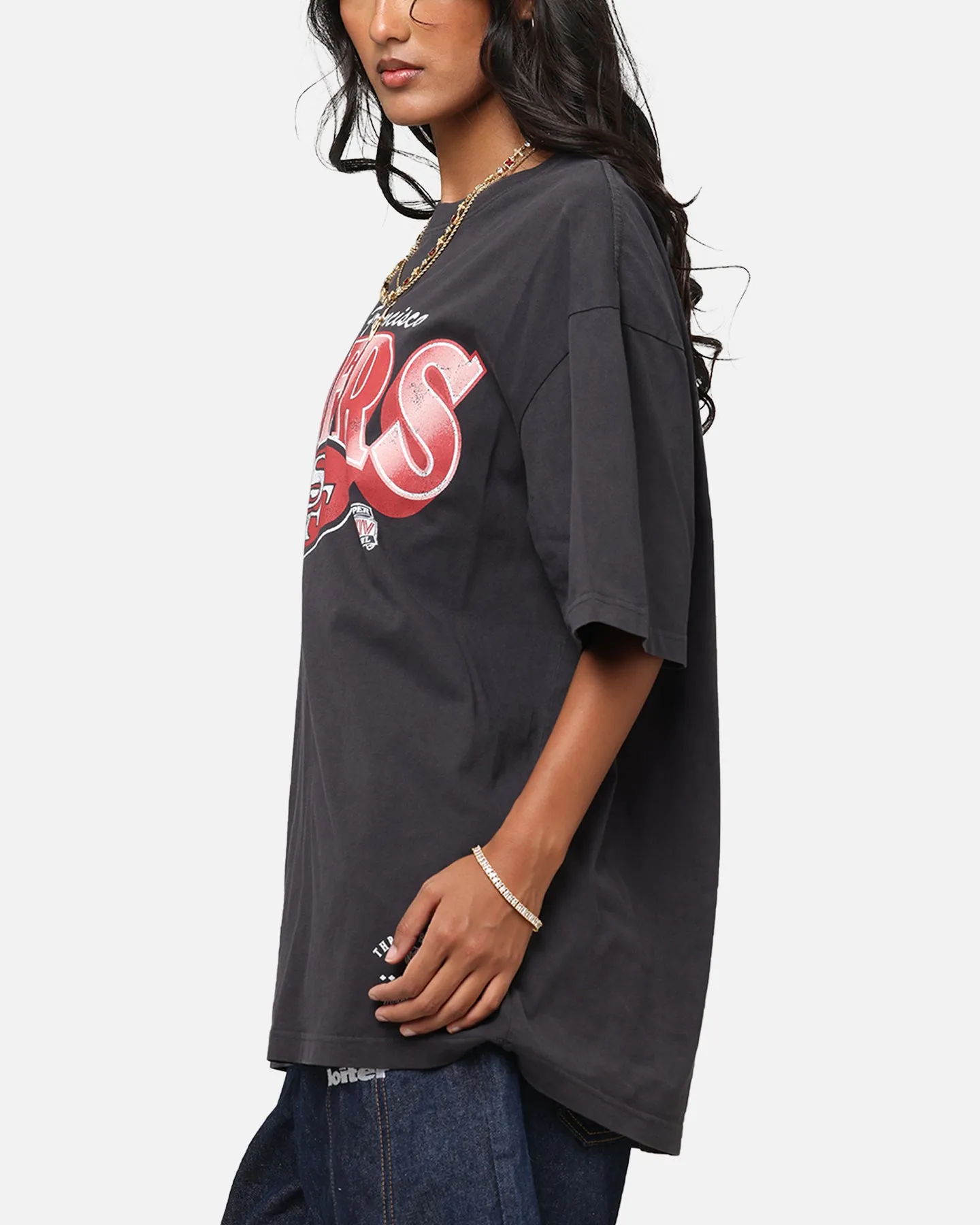 Mitchell & Ness San Francisco 49ers Arch T-Shirt Faded Black sold by Culture Kings product image thumbnail 5