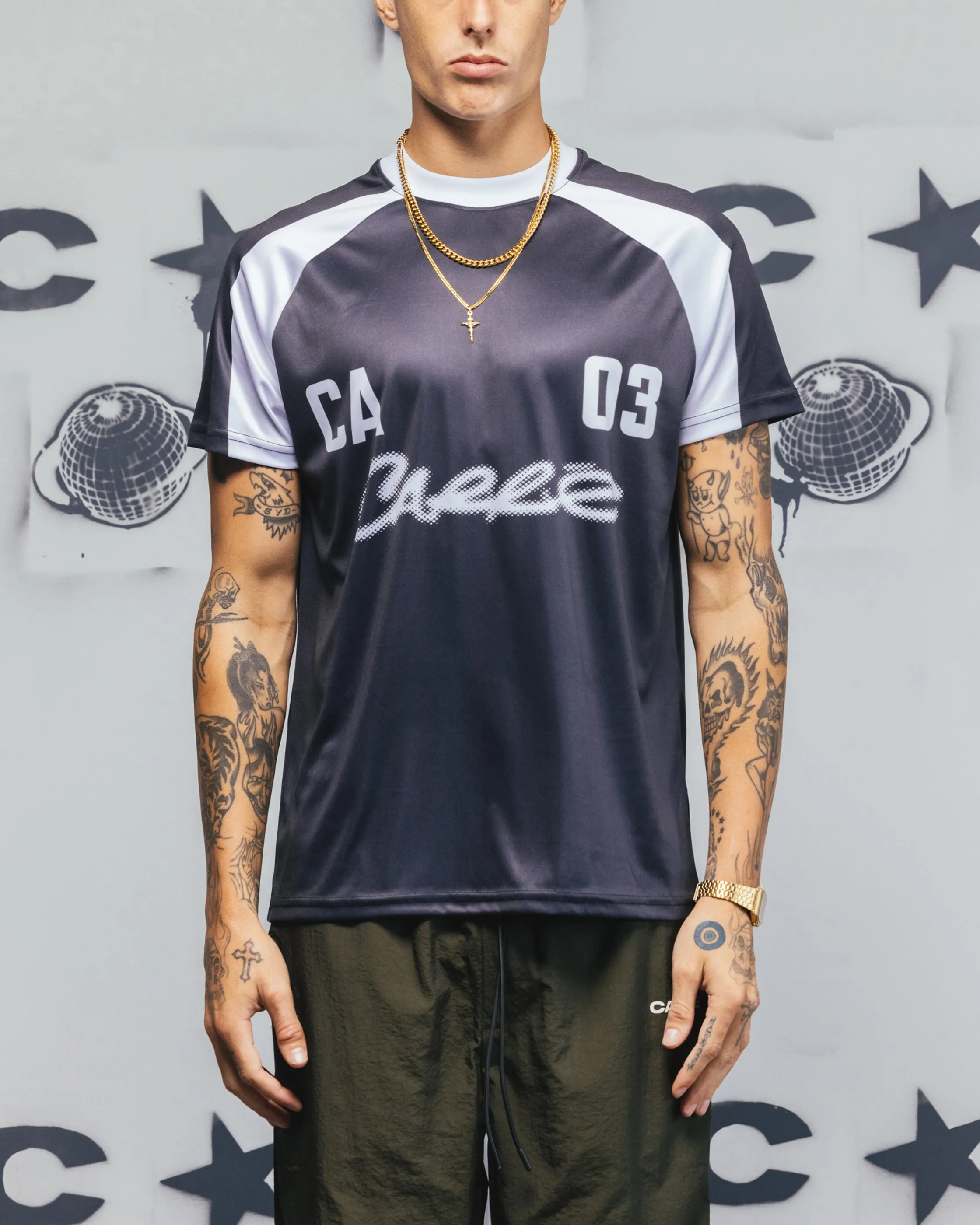 Carre Striker Jersey T-Shirt Black/White sold by Culture Kings