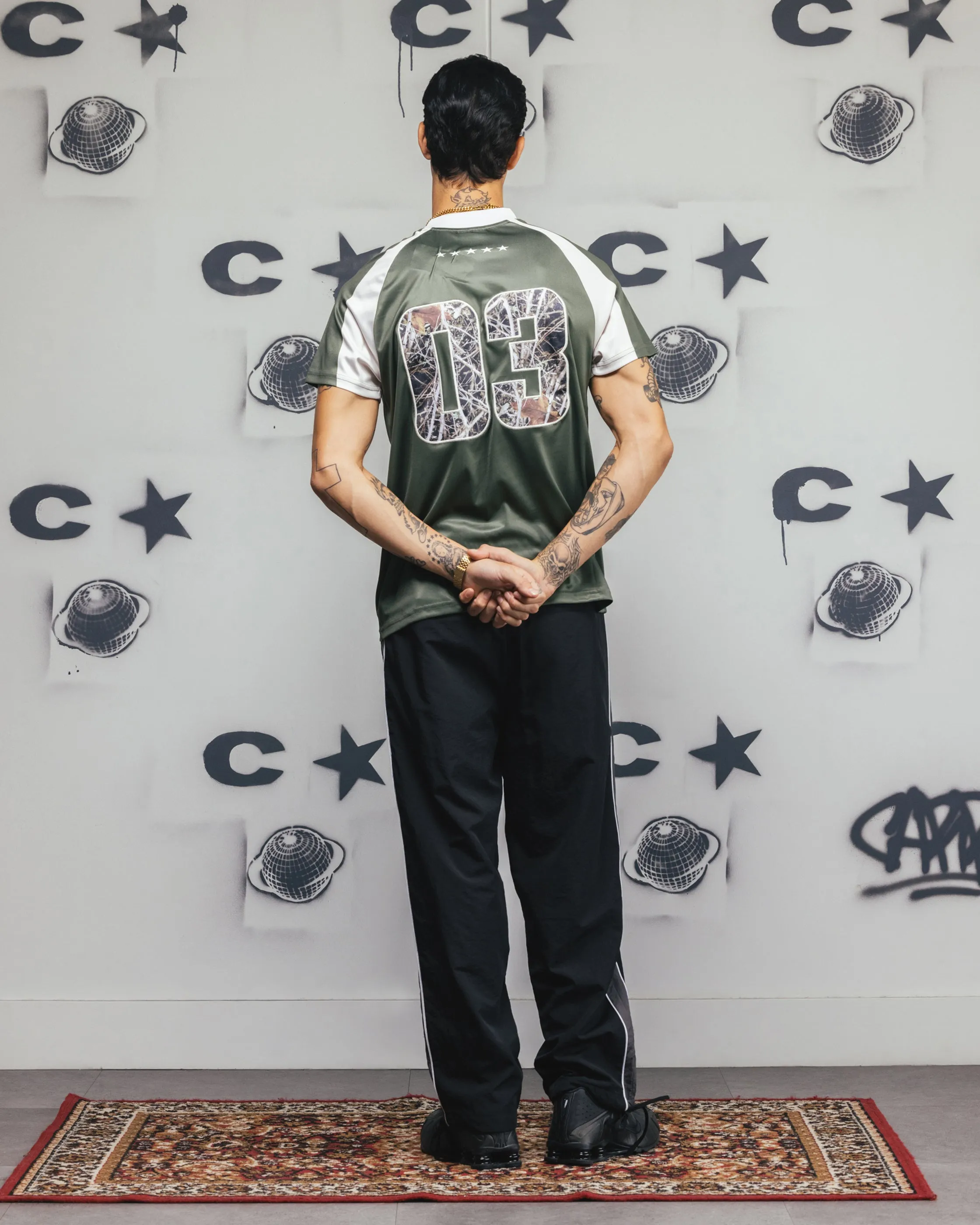 Carre Striker Jersey T-Shirt Green/White sold by Culture Kings product image thumbnail 4