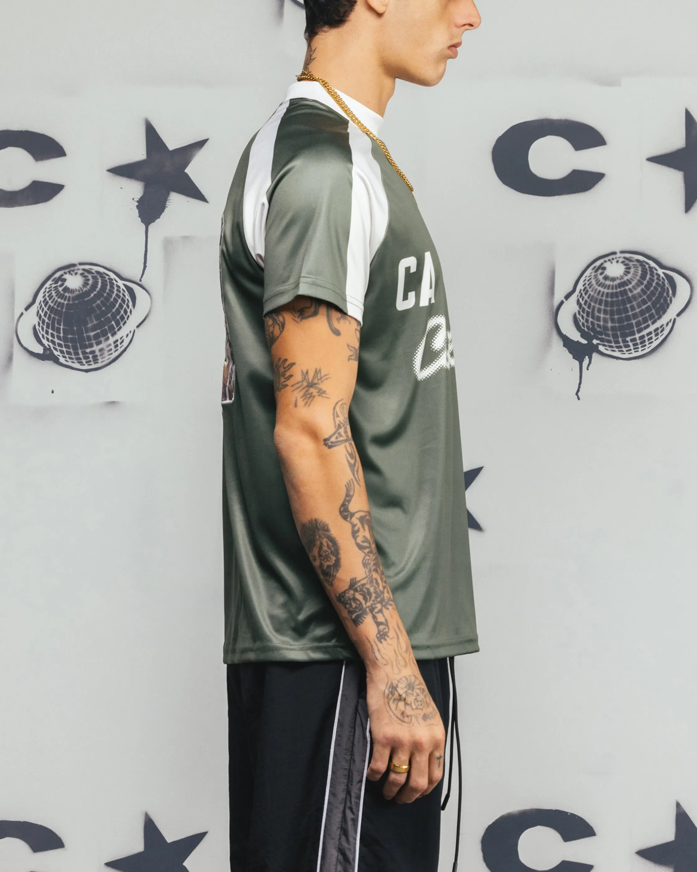 Carre Striker Jersey T-Shirt Green/White sold by Culture Kings product image thumbnail 5