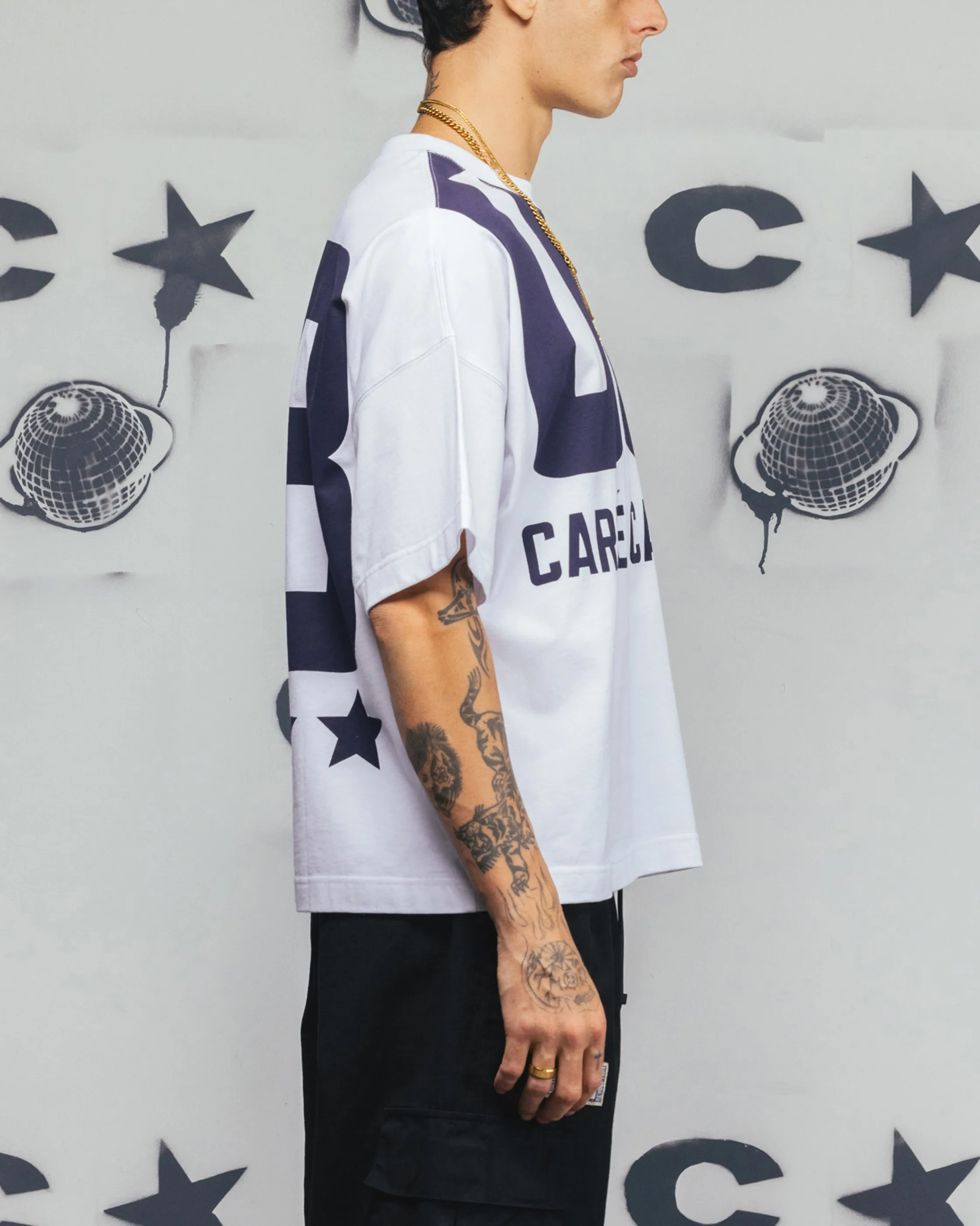 Carre Rally T-Shirt White/Navy sold by Culture Kings product image thumbnail 5