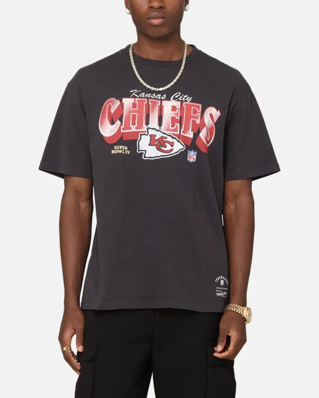 Mitchell & Ness Kansas City Chiefs Arch T-Shirt Faded Black sold by Culture Kings