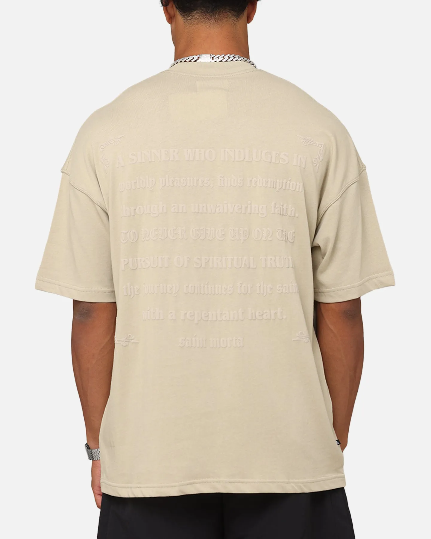 Saint Morta Repentent Heart T-Shirt Stone sold by Culture Kings product image thumbnail 2