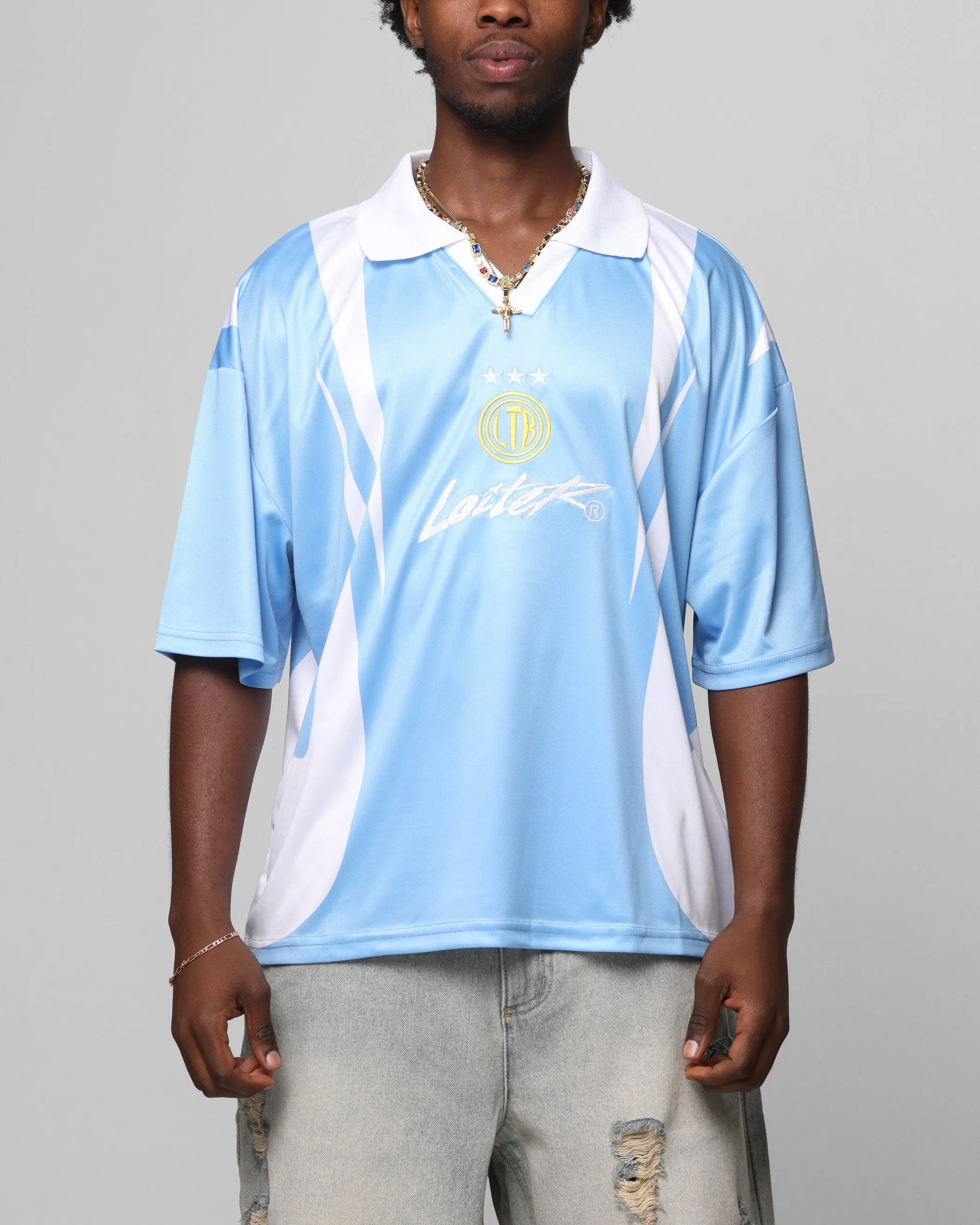 Loiter United Football Jersey Blue sold by Culture Kings