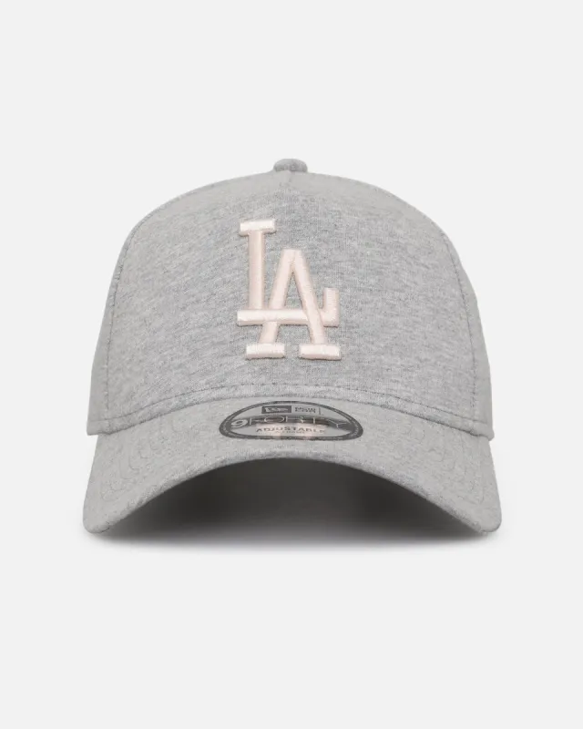 New Era Los Angeles Dodgers 'Cozy' 9FORTY A-Frame Strapback Heather Grey sold by Culture Kings