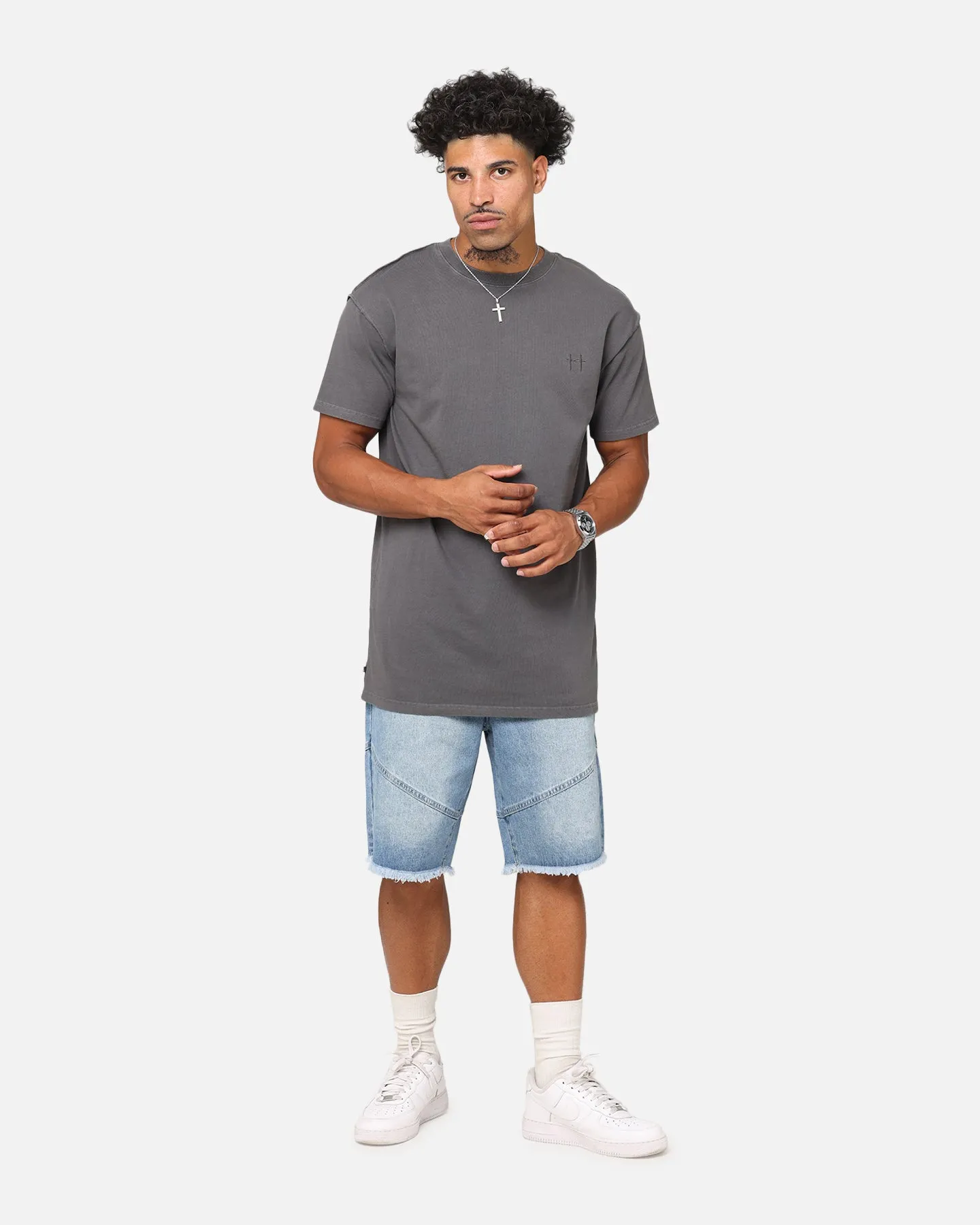 Saint Morta Pericles Lafayette T-Shirt Washed Charcoal sold by Culture Kings product image thumbnail 4