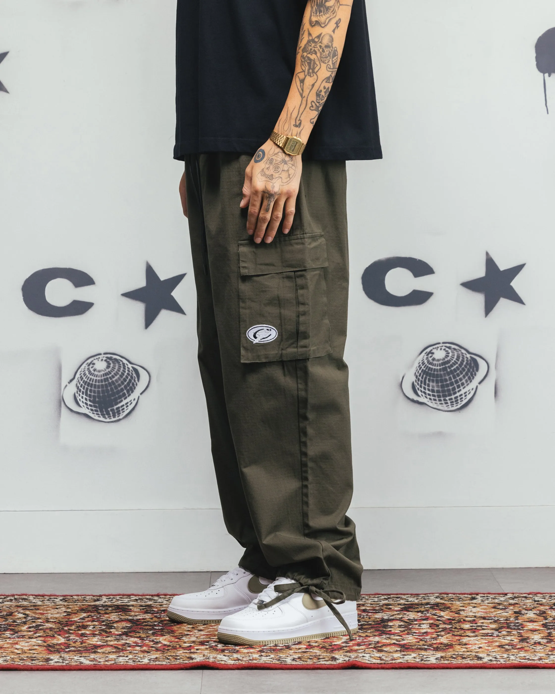 Carre Universal Cargo Joggers Khaki sold by Culture Kings