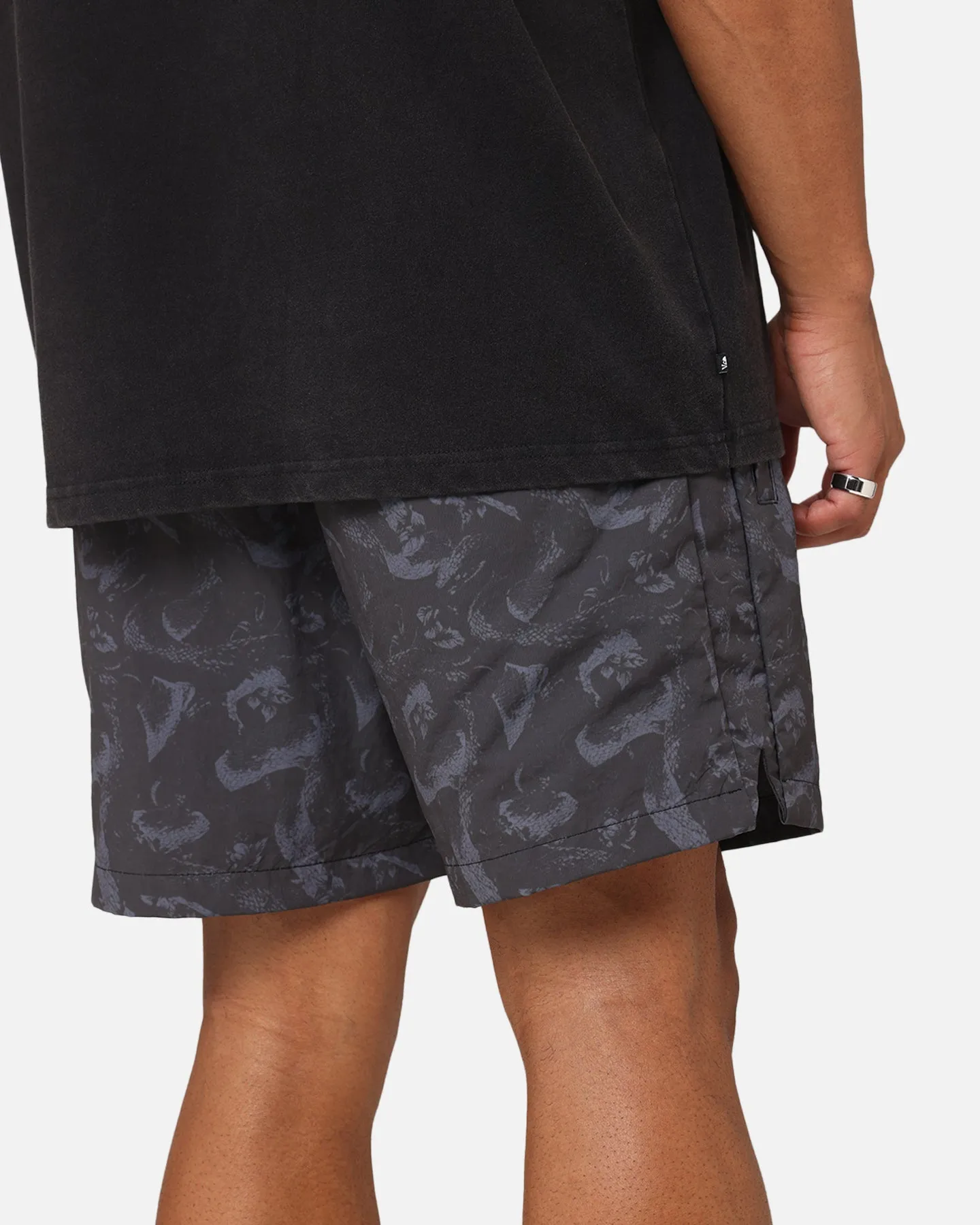 Saint Morta Year Of The Snake Nylon Shorts Black/Grey sold by Culture Kings product image thumbnail 4