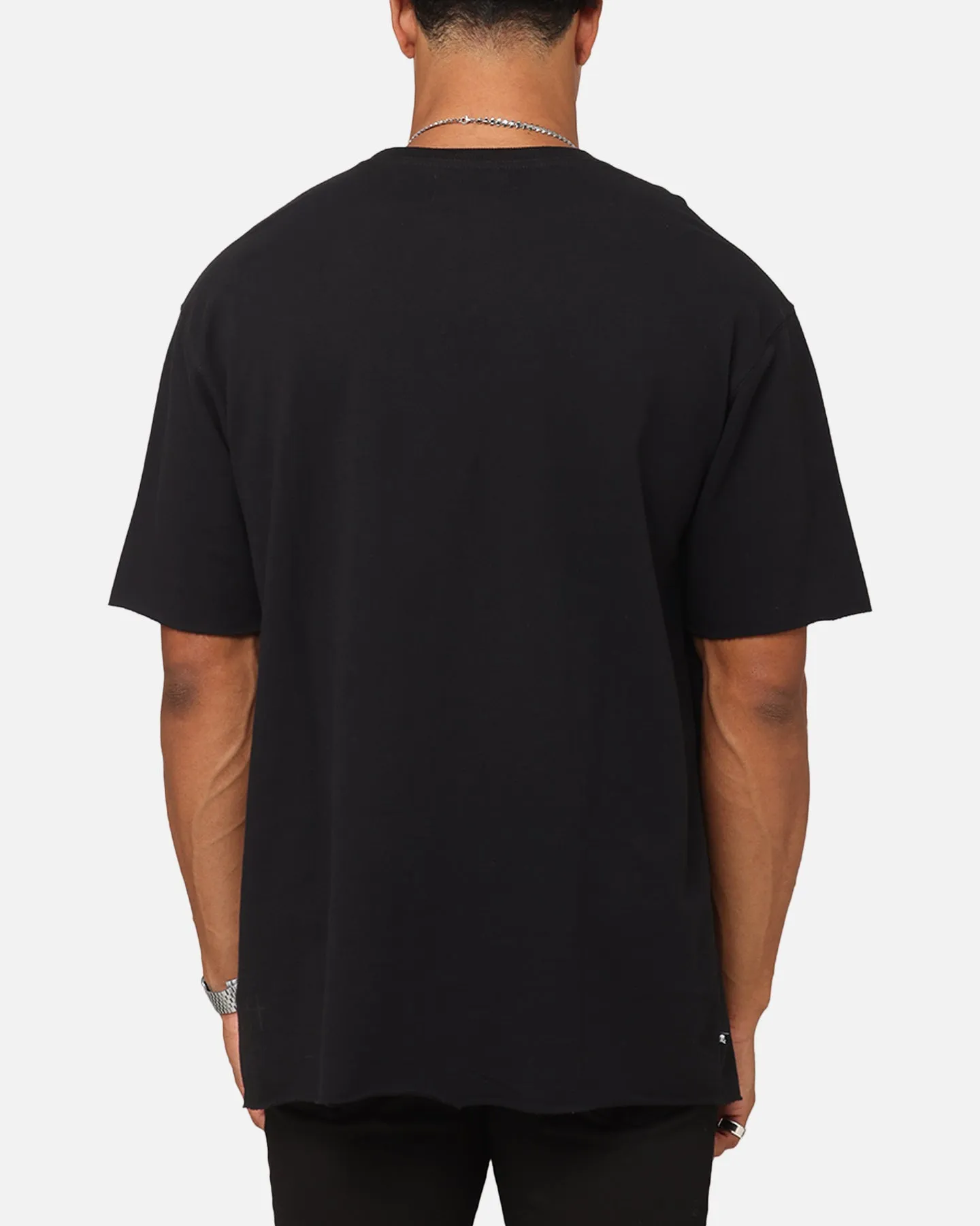 Saint Morta Gothic Monogram Box T-Shirt Black sold by Culture Kings product image thumbnail 3