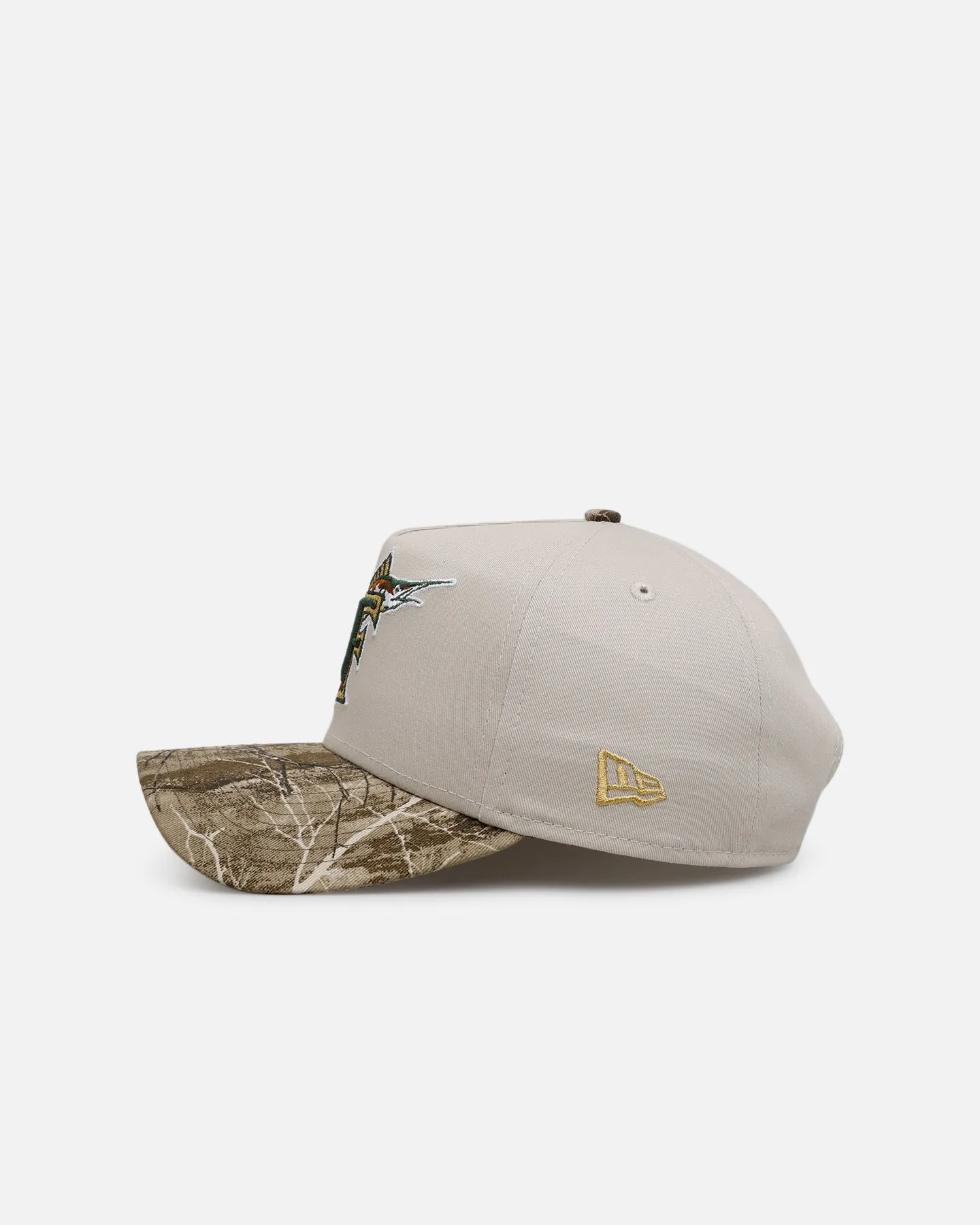 New Era Florida Marlins 'Real Tree Stone' 9FORTY A-Frame Snapback Stone sold by Culture Kings product image thumbnail 4
