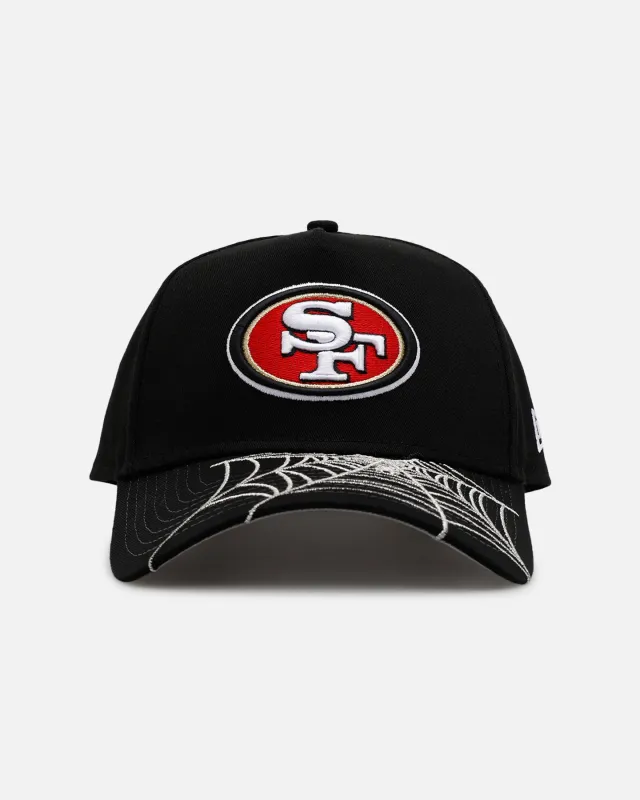 New Era San Francisco 49ers 'Spider Web Visor' 9FORTY A-Frame Snapback Black sold by Culture Kings
