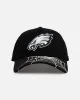 New Era Philadelphia Eagles 'Spider Web Visor' 9FORTY A-Frame Snapback Black sold by Culture Kings