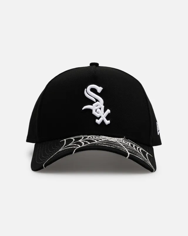 New Era Chicago White Sox 'Spider Web Visor' 9FORTY A-Frame Snapback Black sold by Culture Kings