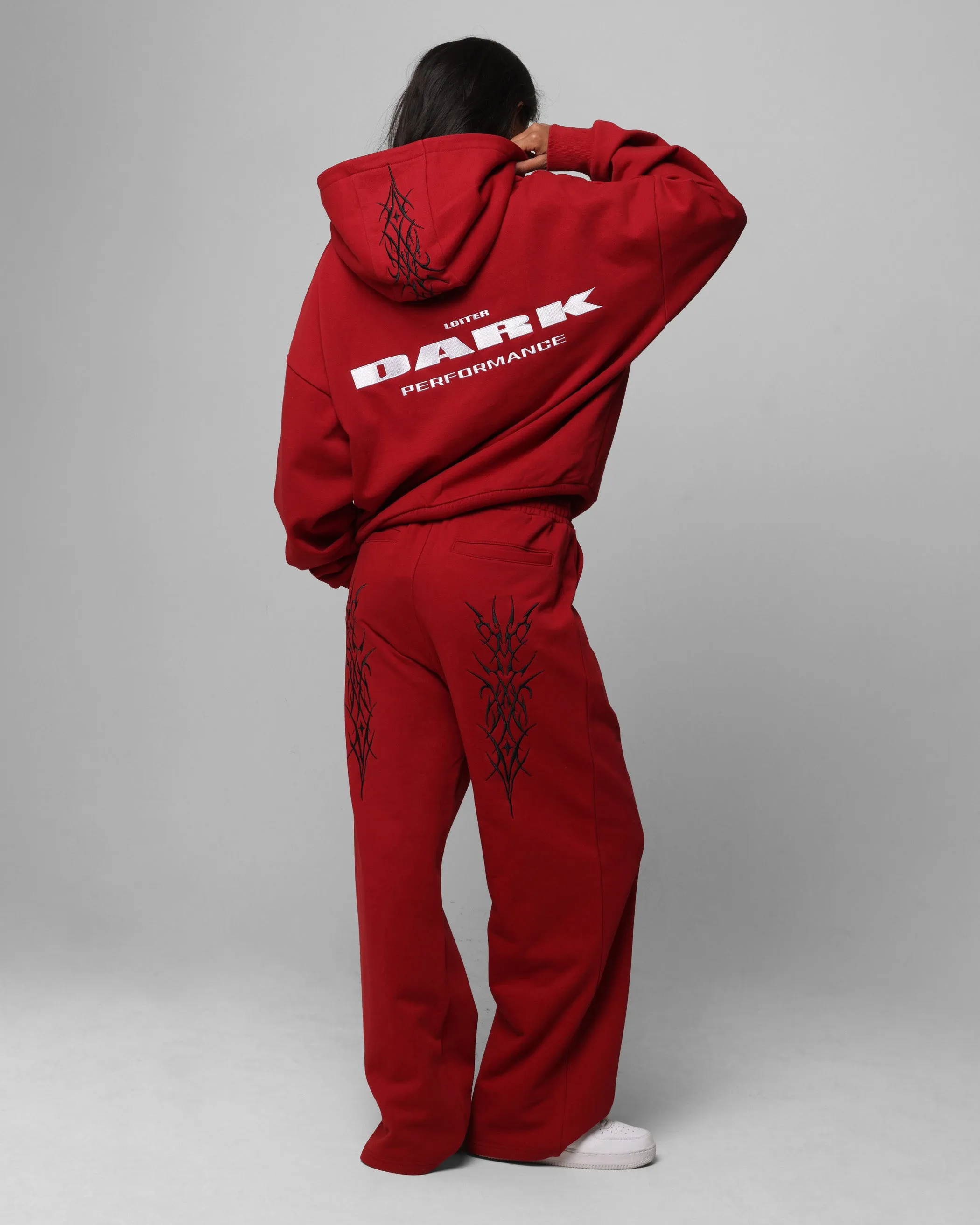 Loiter Blood Born Zip Hoodie Burgandy sold by Culture Kings product image thumbnail 4