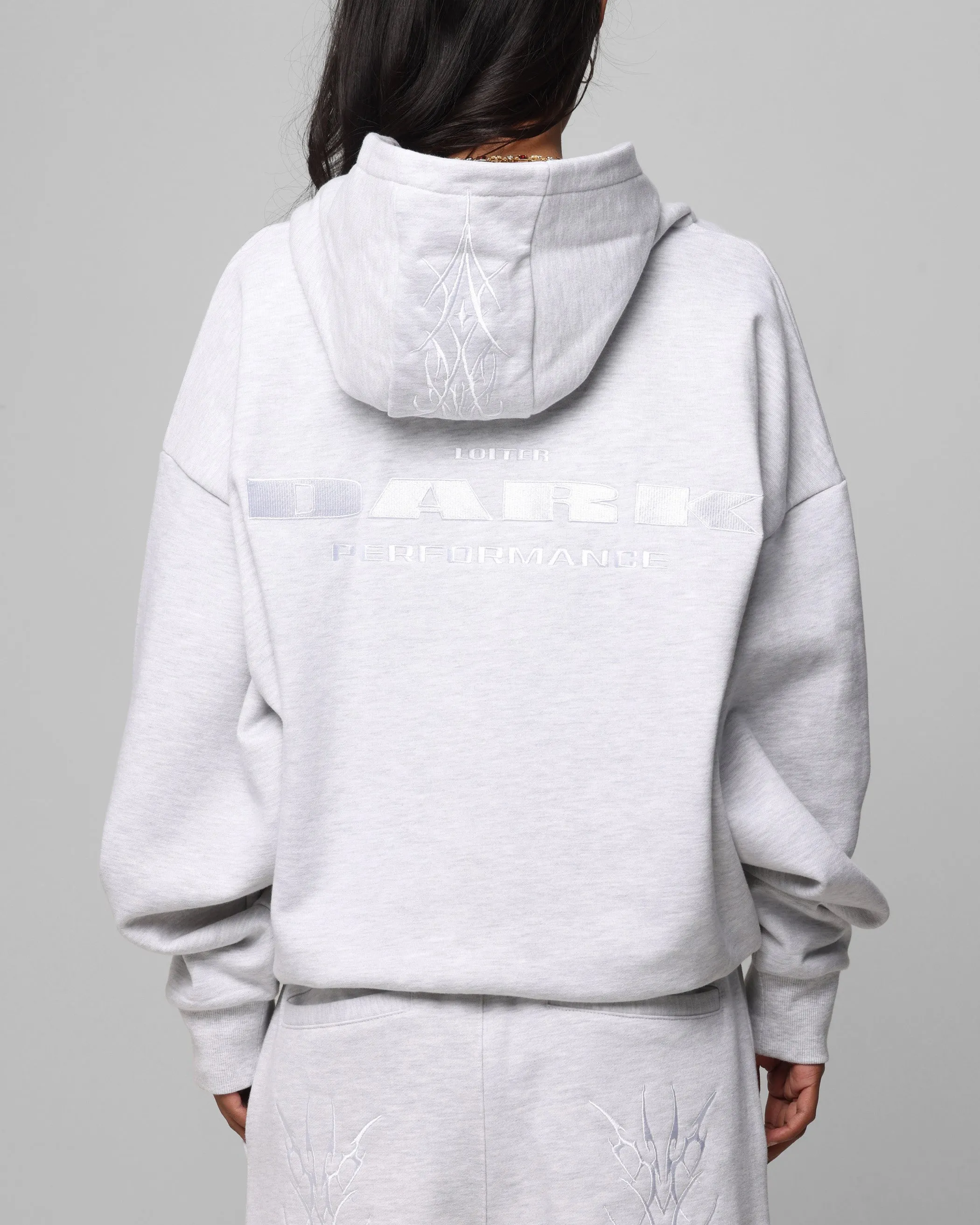 Loiter Blood Born Zip Hoodie Grey Marle sold by Culture Kings