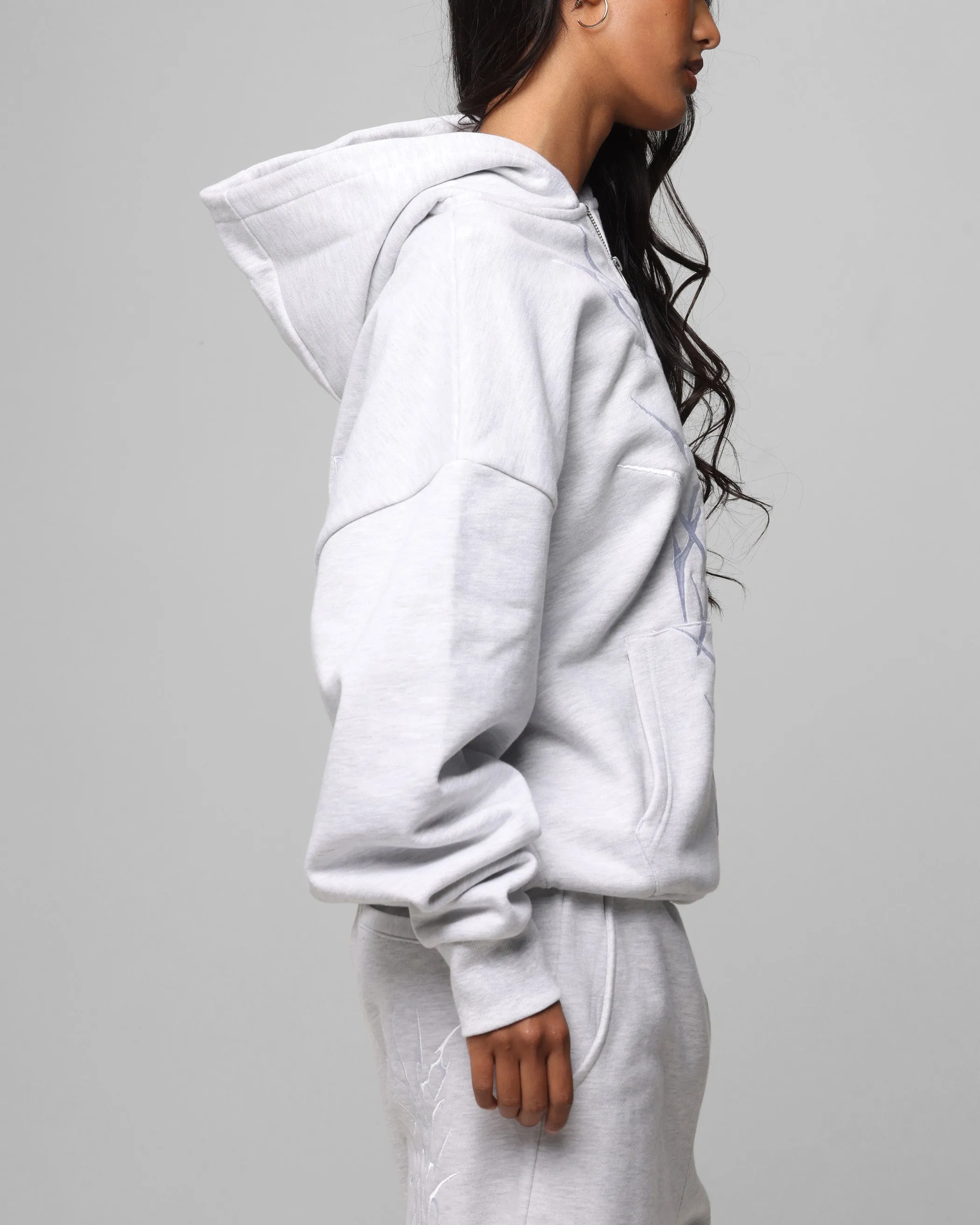Loiter Blood Born Zip Hoodie Grey Marle sold by Culture Kings product image thumbnail 5