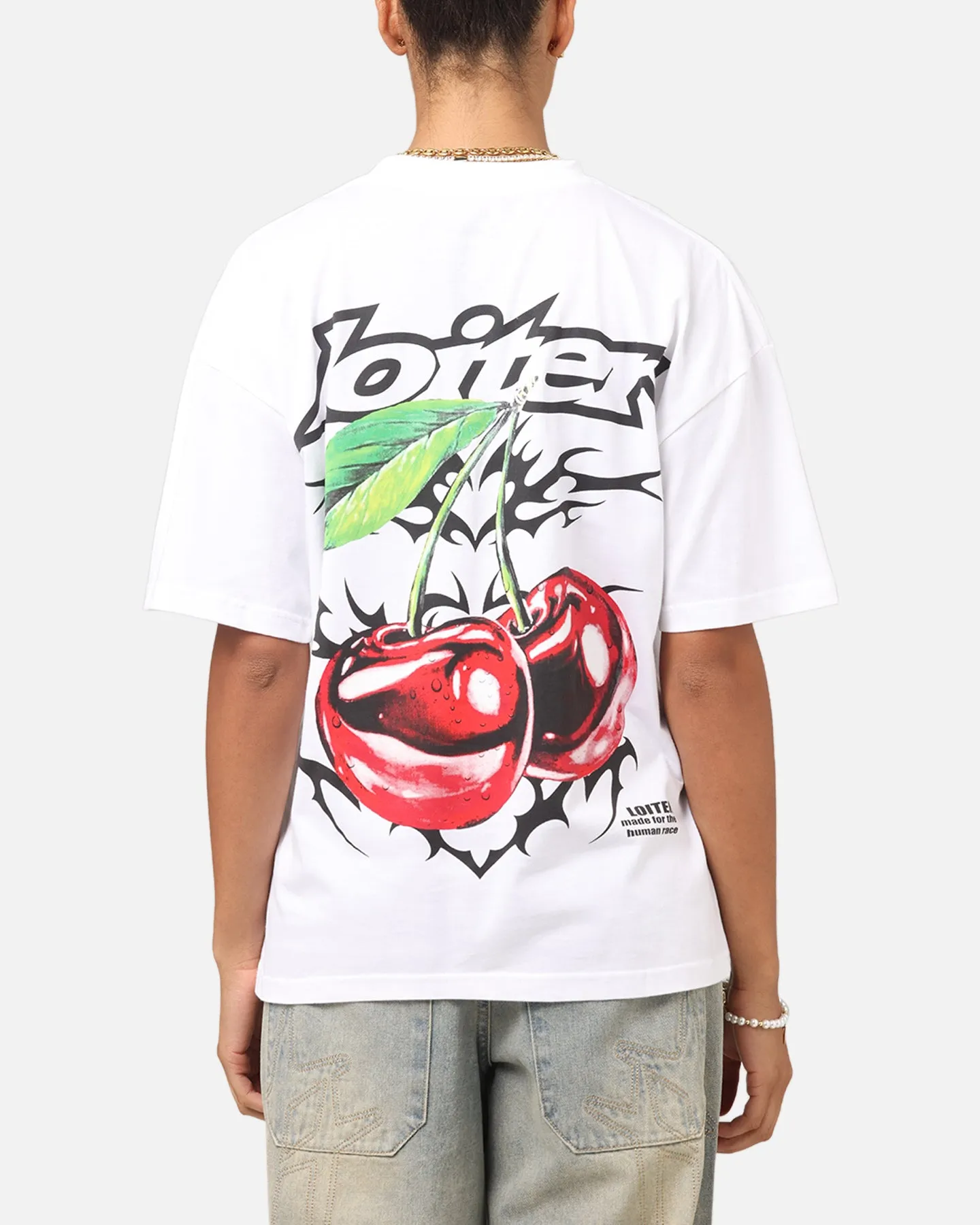 Loiter Cherry Pick Drop T-Shirt White sold by Culture Kings