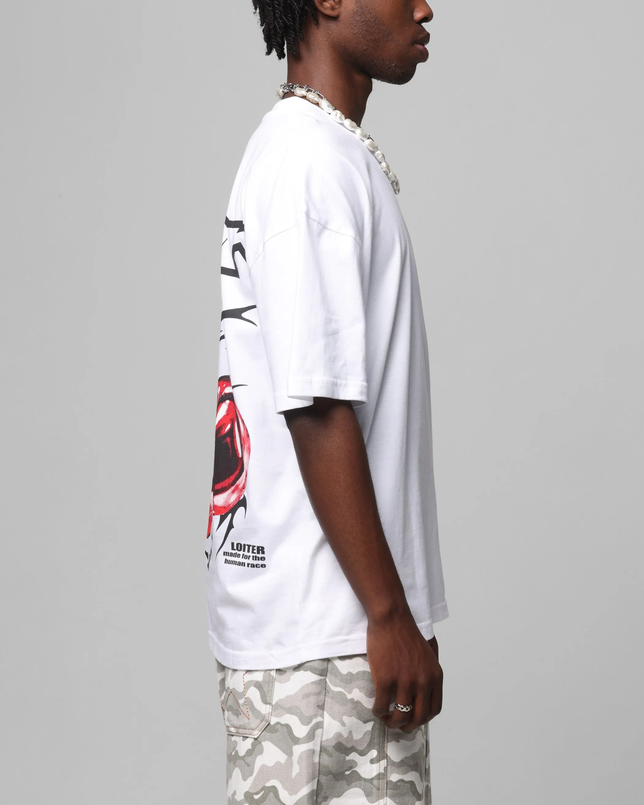 Loiter Cherry Pick Drop T-Shirt White sold by Culture Kings product image thumbnail 5