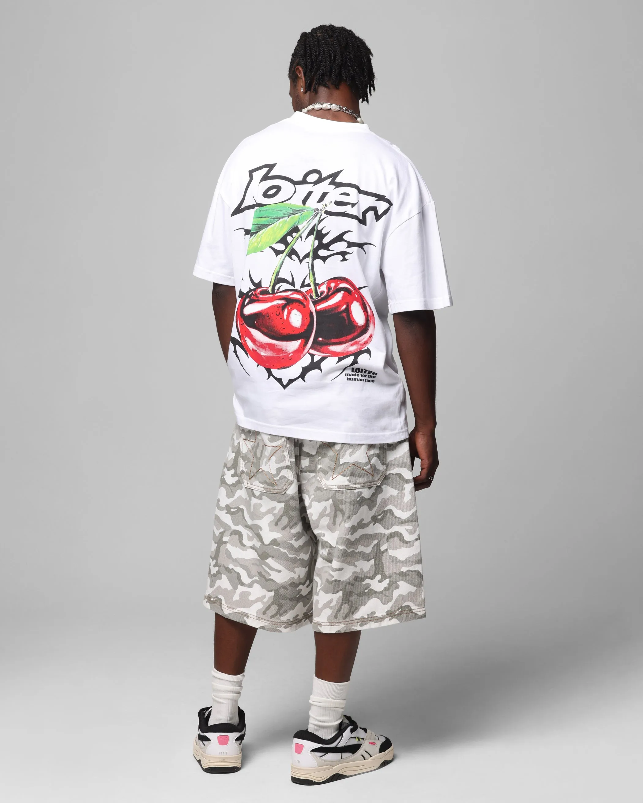 Loiter Cherry Pick Drop T-Shirt White sold by Culture Kings product image thumbnail 3