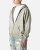 MNML Faded Basic Zip Up Hoodie Washed Olive sold by Culture Kings