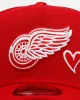 New Era Detroit Red Wings 'Team Color Hearts' 9FORTY A-Frame Snapback Official Team Color sold by Culture Kings
