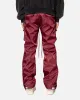 MNML Snap Front Cargo Pants Red sold by Culture Kings