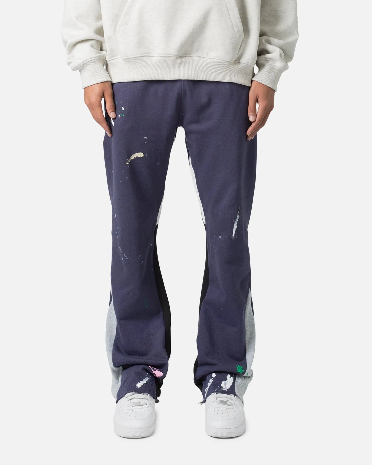 MNML Contrast Bootcut Sweatpants Vintage Navy sold by Culture Kings