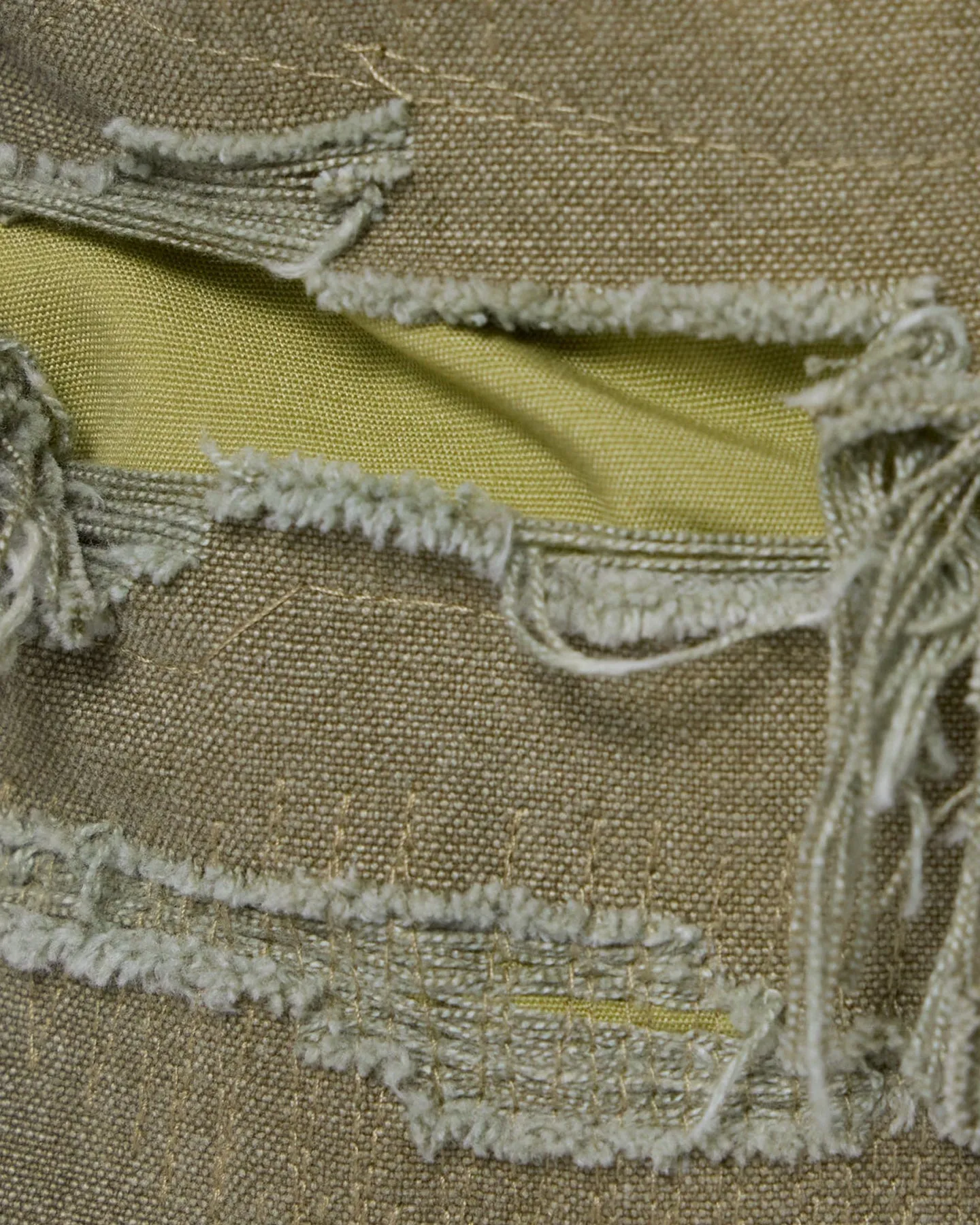 MNML Distressed Cargo Shorts Olive sold by Culture Kings product image thumbnail 5