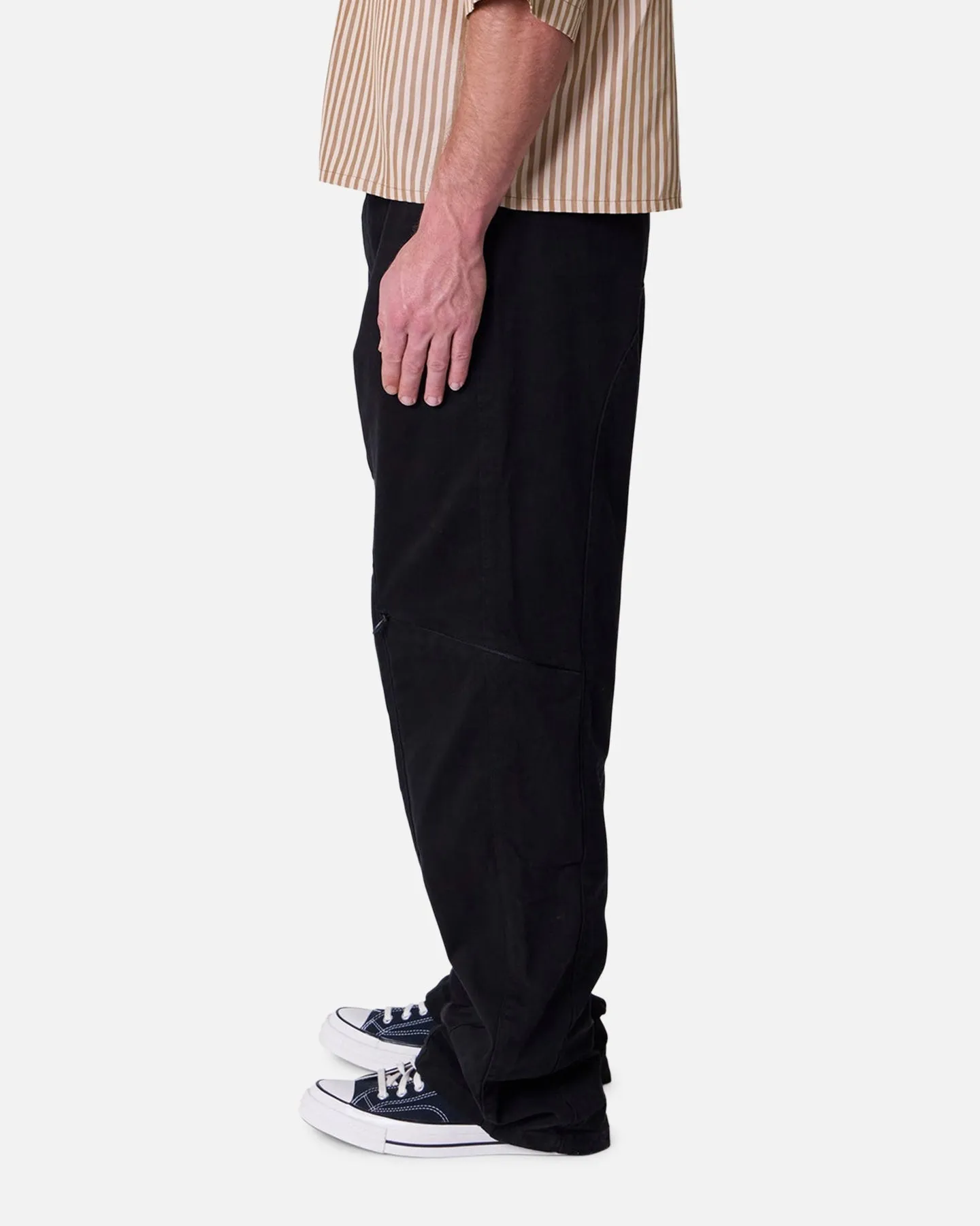 MNML Secret Zipper Cargo Pants Black sold by Culture Kings product image thumbnail 3