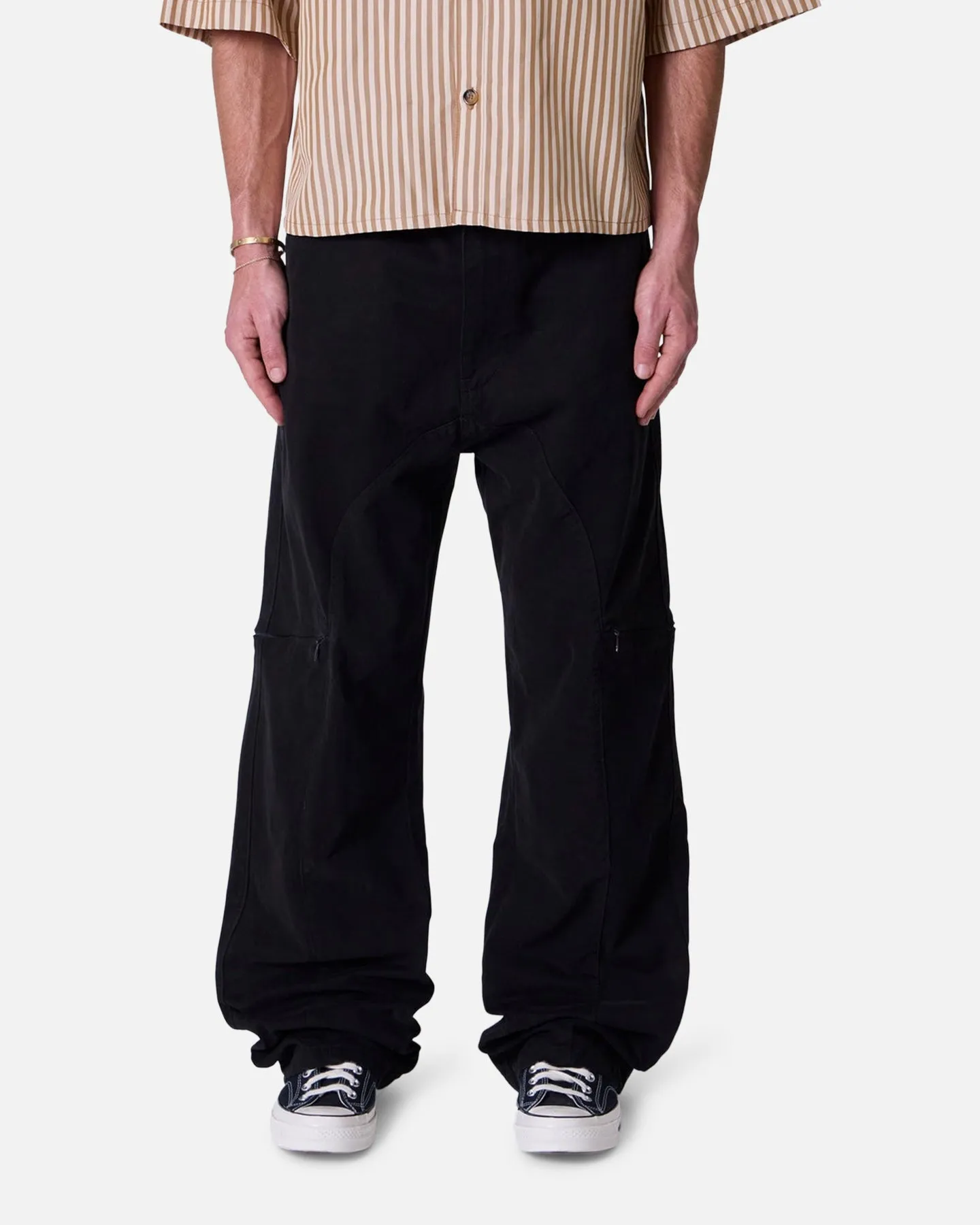 MNML Secret Zipper Cargo Pants Black sold by Culture Kings