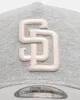 New Era San Diego Padres 'Cozy' 9FORTY A-Frame Strapback Heather Grey sold by Culture Kings