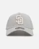 New Era San Diego Padres 'Cozy' 9FORTY A-Frame Strapback Heather Grey sold by Culture Kings