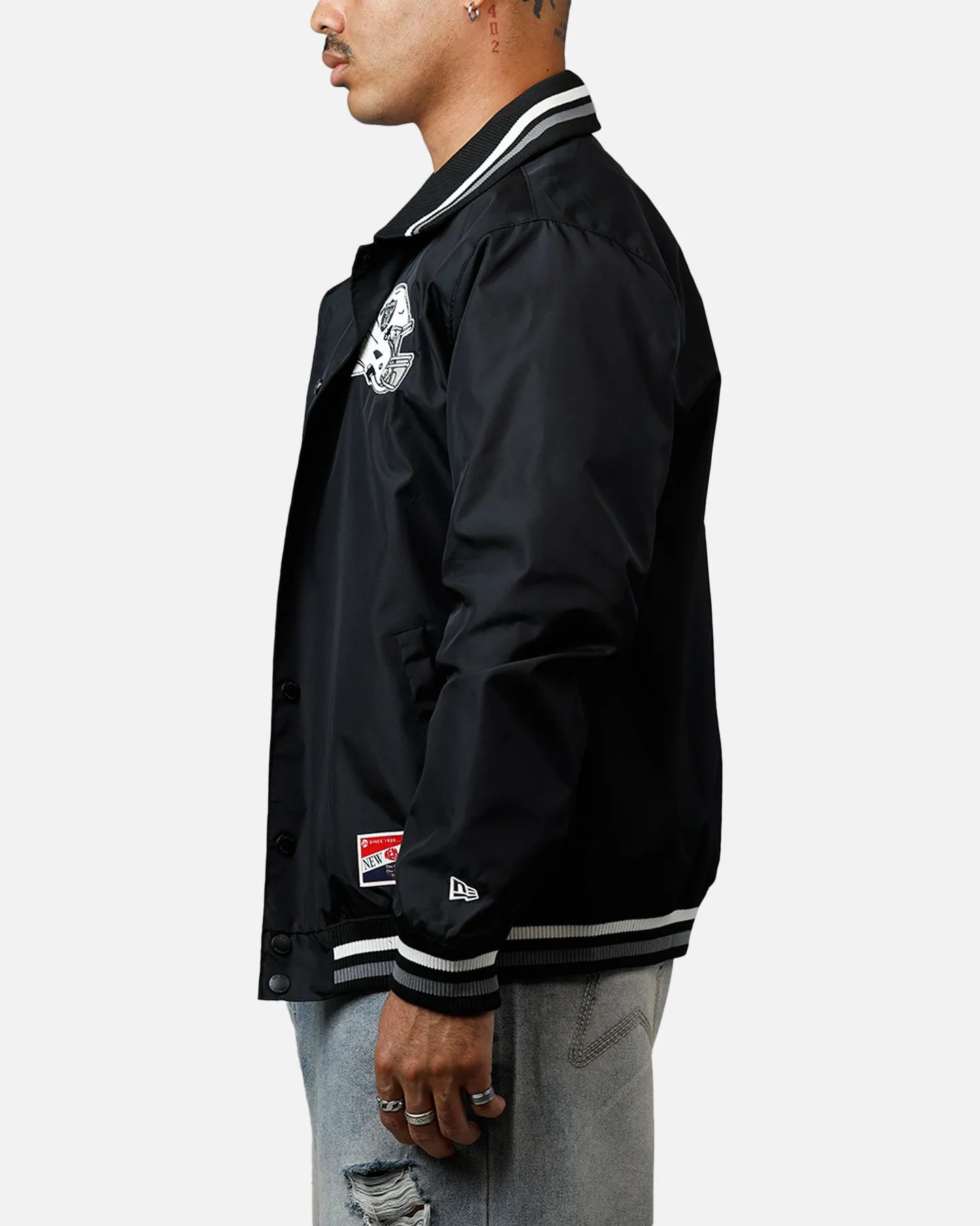 New Era Las Vegas Raiders Throwback Jacket Black sold by Culture Kings product image thumbnail 5