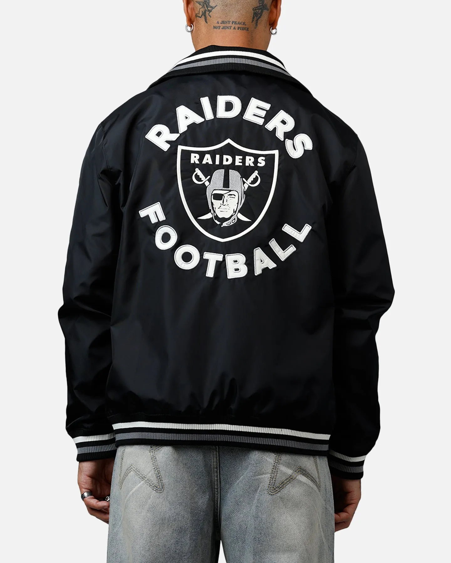 New Era Las Vegas Raiders Throwback Jacket Black sold by Culture Kings