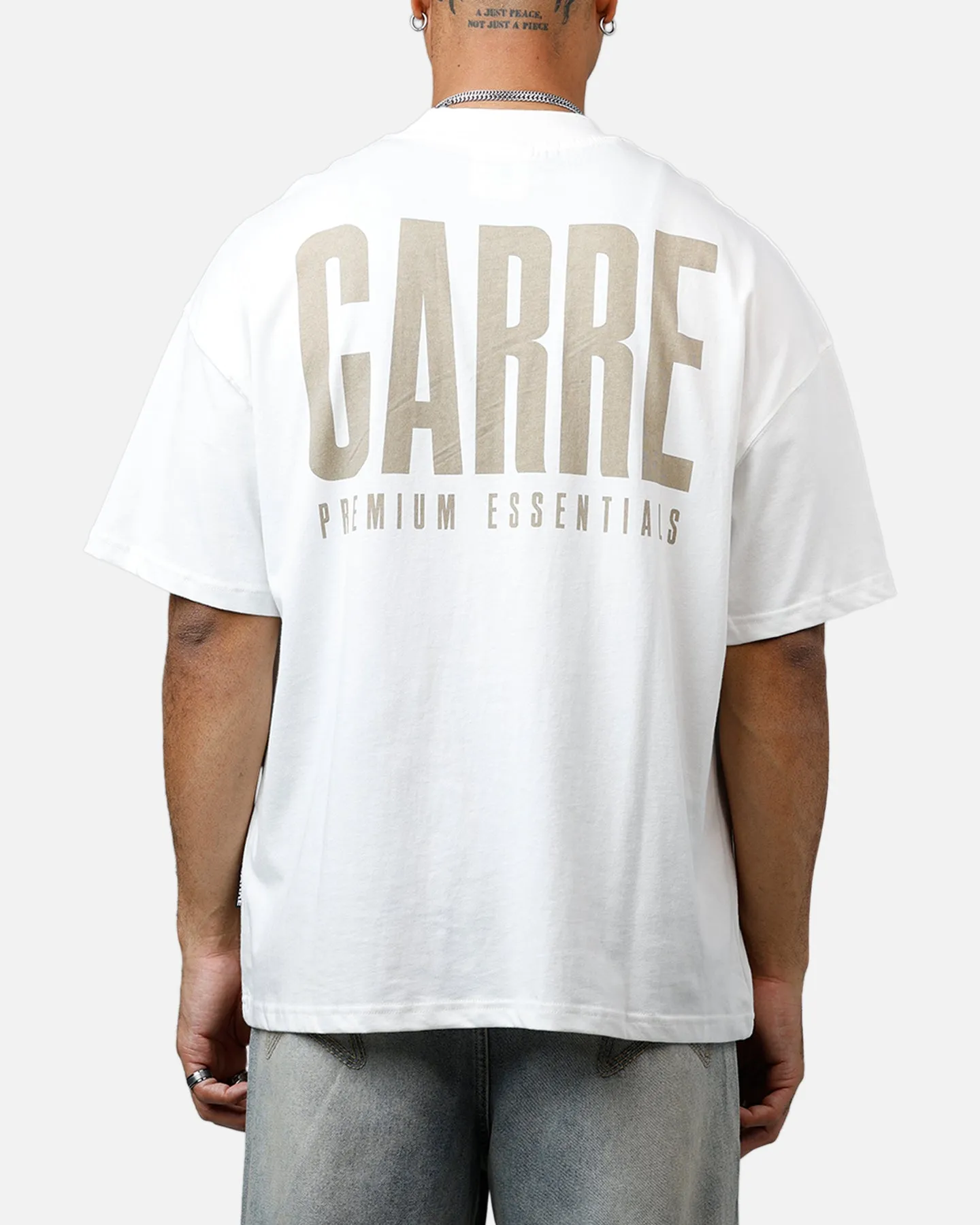 Carre Premium Essentials T-Shirt Off White sold by Culture Kings