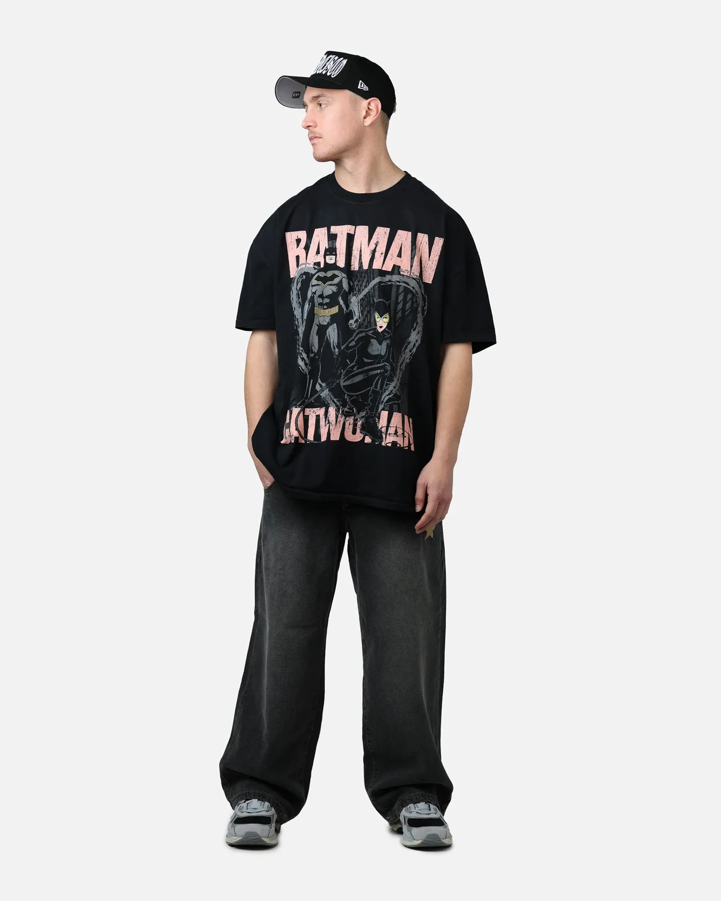 Goat Crew X DC Batman Batman & Catwomen Heavyweight T-Shirt Black sold by Culture Kings product image thumbnail 2