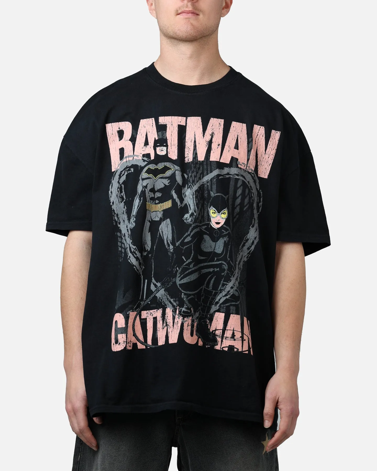 Goat Crew X DC Batman Batman & Catwomen Heavyweight T-Shirt Black sold by Culture Kings