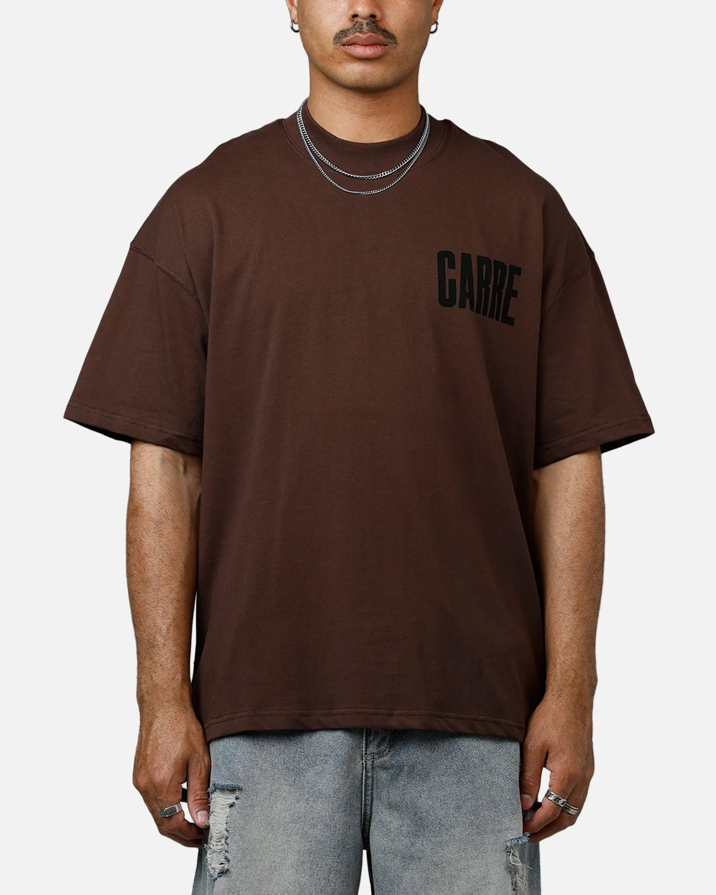 Carre Premium Essentials T-Shirt Chocolate sold by Culture Kings product image thumbnail 2