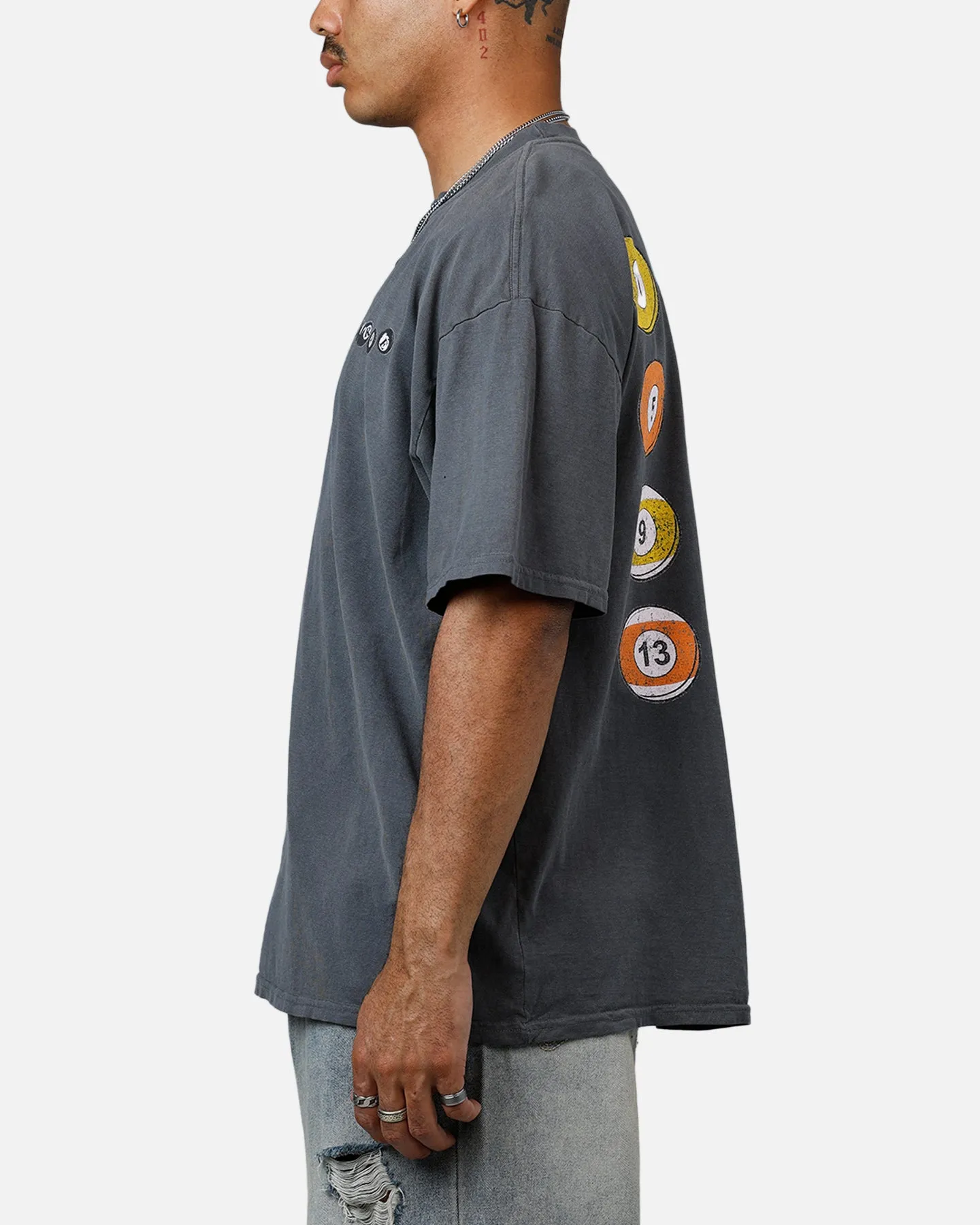 Carre Break T-Shirt Washed Charcoal sold by Culture Kings product image thumbnail 5
