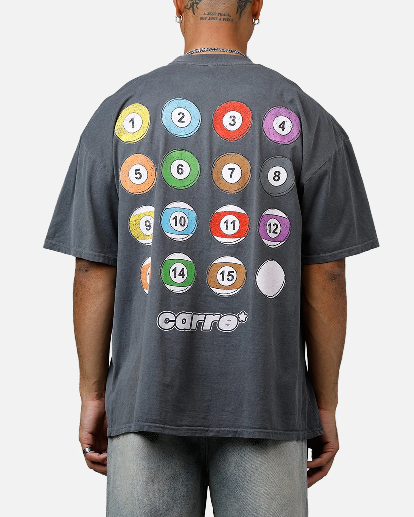 Carre Break T-Shirt Washed Charcoal sold by Culture Kings