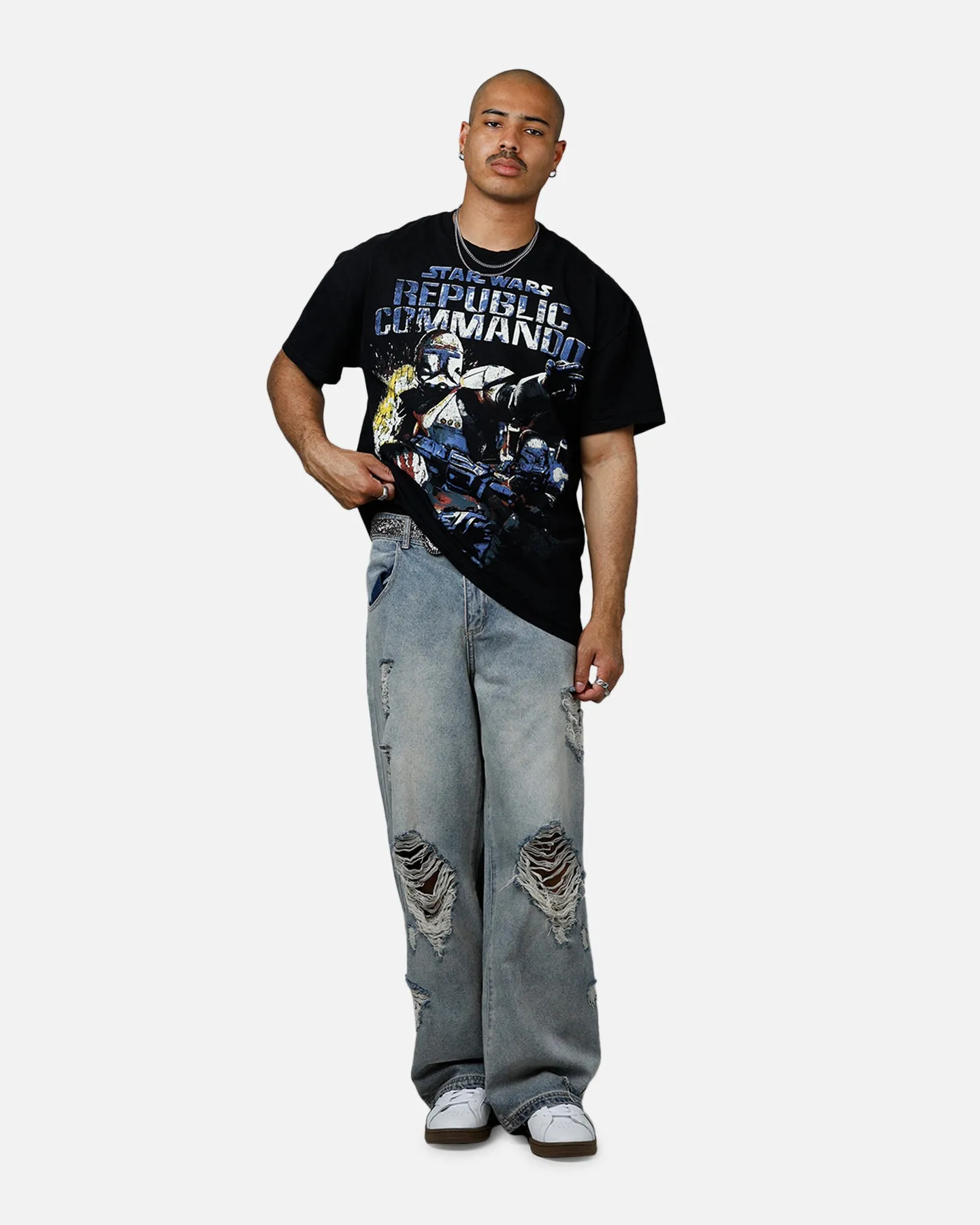 American Thrift Star Wars Battlefront Republic Commando Heavyweight T-Shirt Black sold by Culture Kings product image thumbnail 3