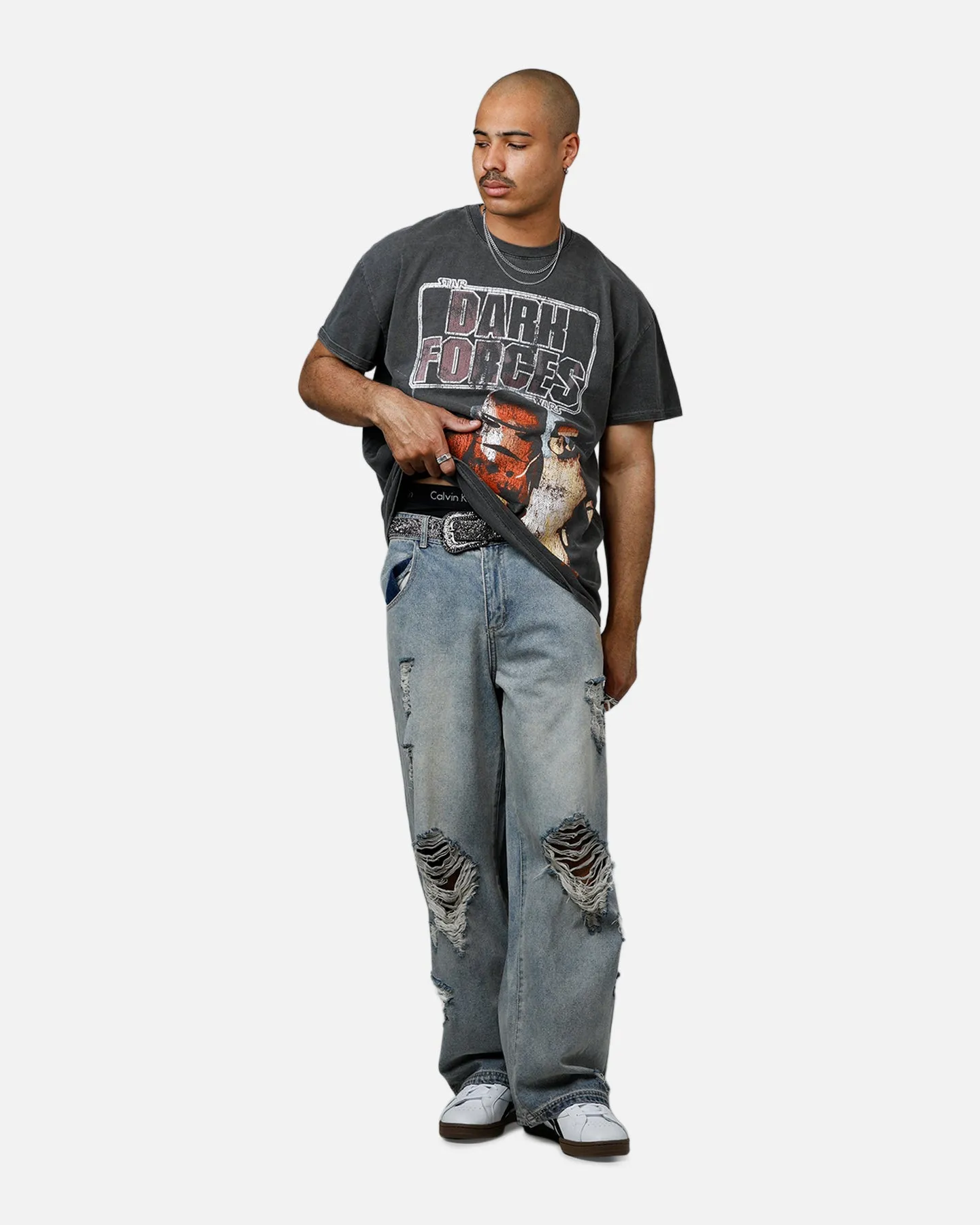 American Thrift Star Wars Battlefront Dark Forces Heavyweight T-Shirt Black Wash sold by Culture Kings product image thumbnail 3