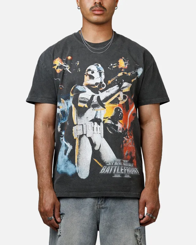 American Thrift Star Wars Battlefront 2 Heavyweight T-Shirt Black Wash sold by Culture Kings