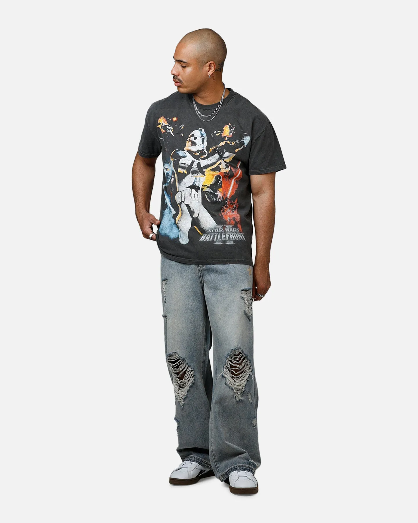 American Thrift Star Wars Battlefront 2 Heavyweight T-Shirt Black Wash sold by Culture Kings product image thumbnail 3