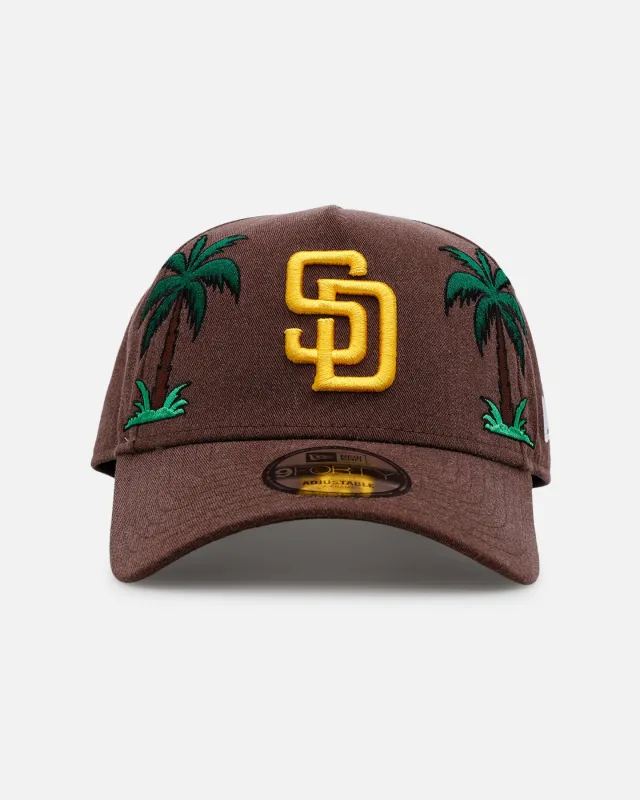 New Era San Diego Padres 'Palm Trees' 9FORTY A-Frame Snapback Official Team Color sold by Culture Kings