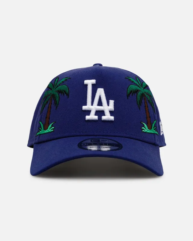 New Era Los Angeles Dodgers 'Palm Trees' 9FORTY A-Frame Snapback Official Team Color sold by Culture Kings