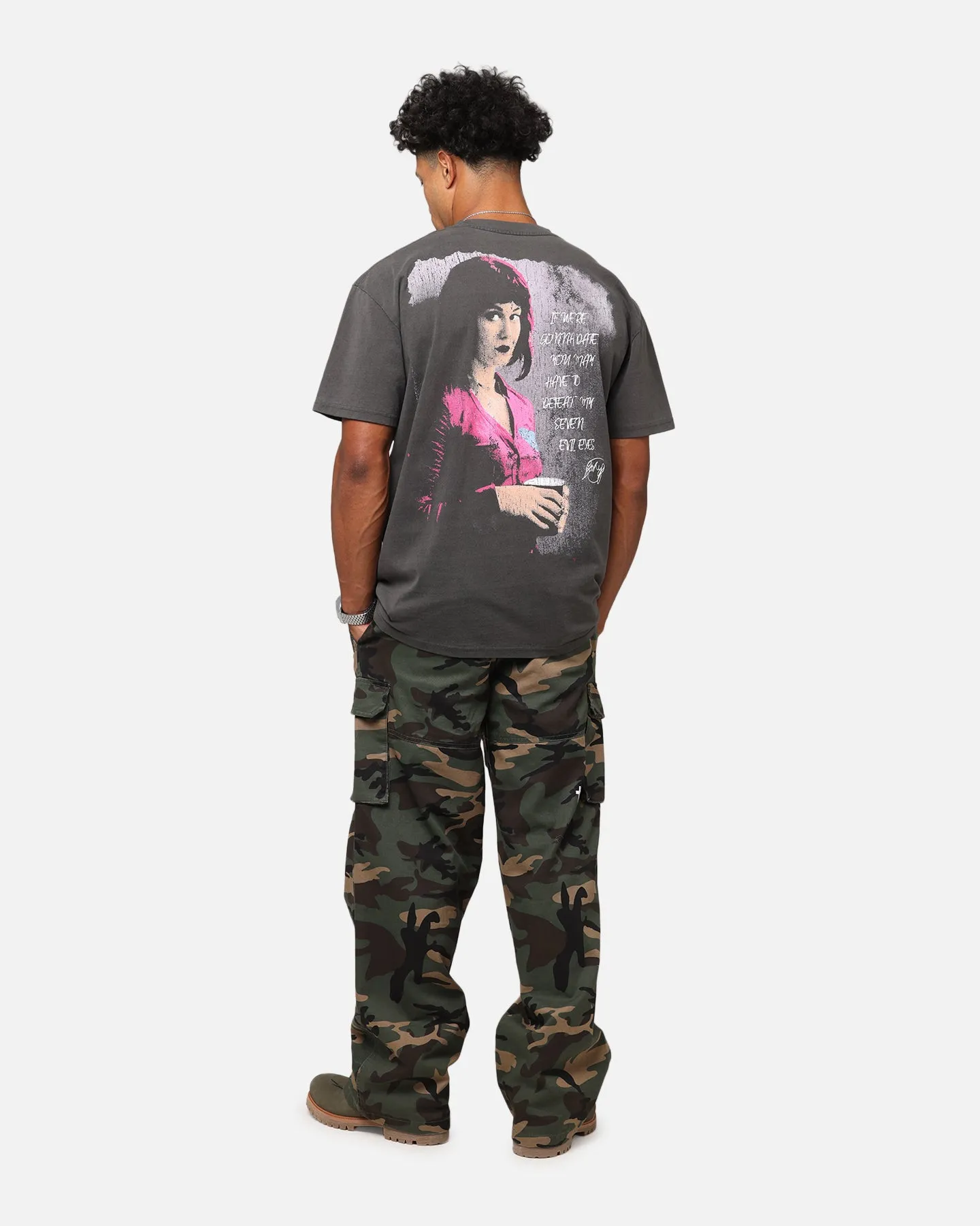 American Thrift X Scott Pilgrim Ramona & Scott Heavyweight T-Shirt Black sold by Culture Kings product image thumbnail 3