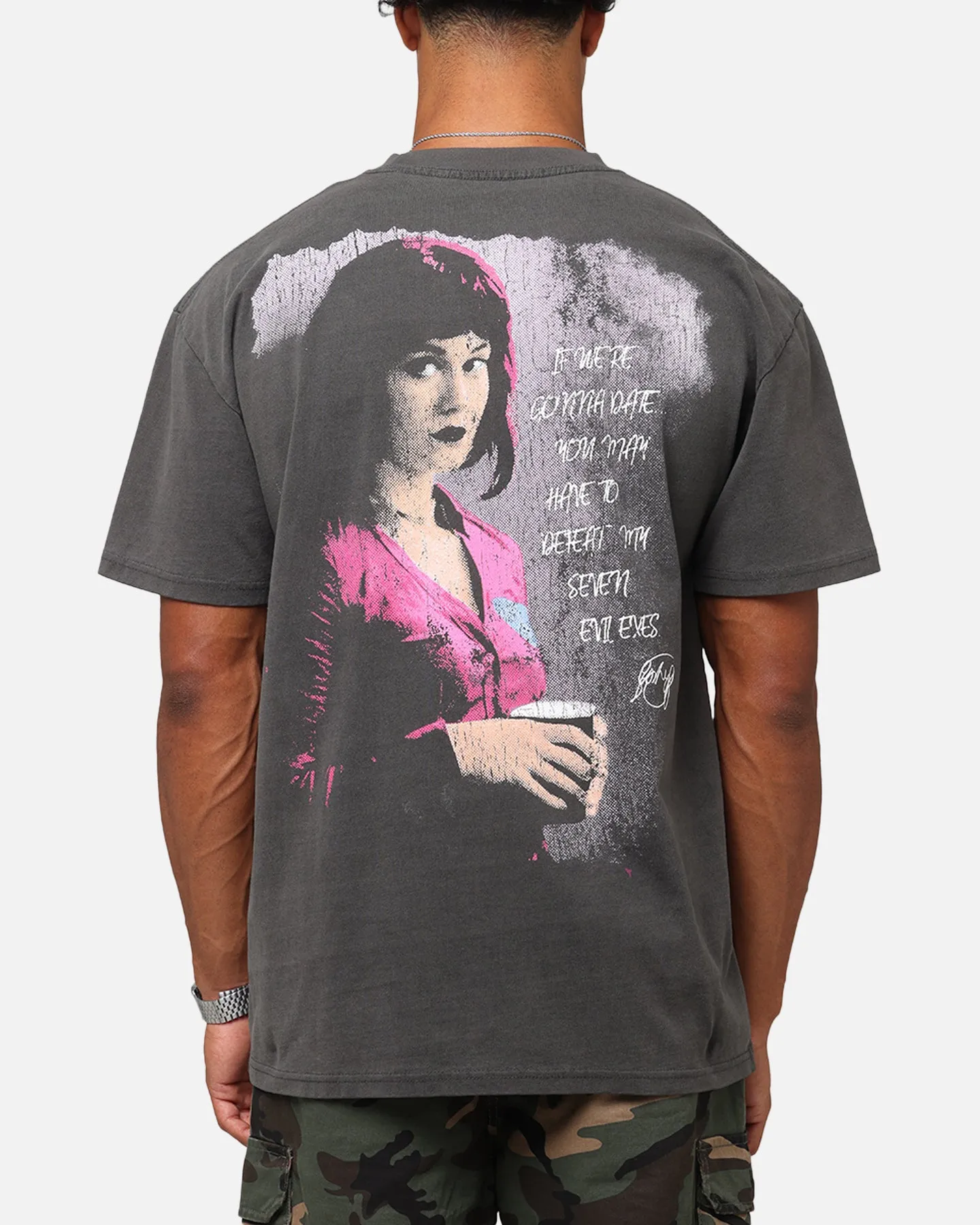 American Thrift X Scott Pilgrim Ramona & Scott Heavyweight T-Shirt Black sold by Culture Kings product image thumbnail 2