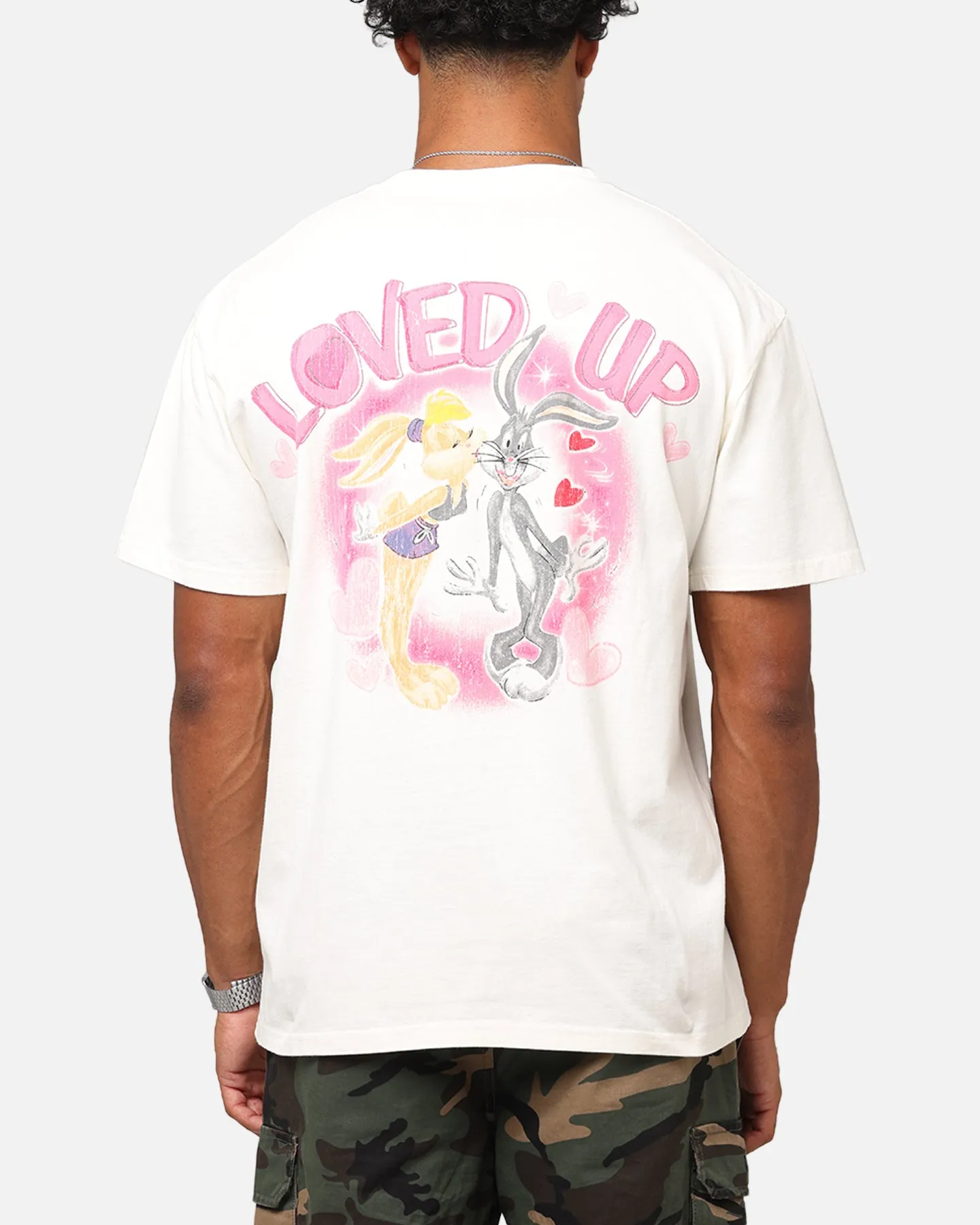 Goat Crew X Warner Bros. Looney Tunes In Love Looney Heavyweight T-Shirt Off White sold by Culture Kings product image thumbnail 2