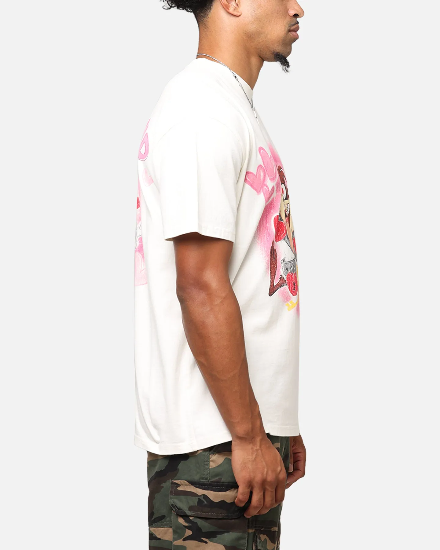 Goat Crew X Warner Bros. Looney Tunes In Love Looney Heavyweight T-Shirt Off White sold by Culture Kings product image thumbnail 5